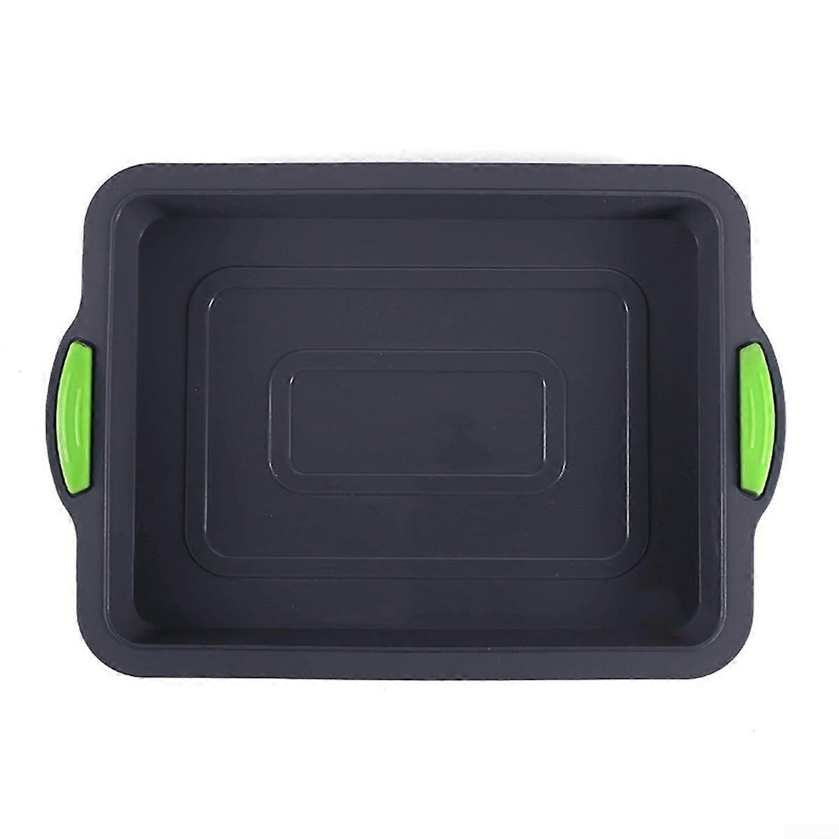 Baking Essentials 11 Inch Nonstick Silicone Cake Pan For Desserts Grey Silicone Bakeware