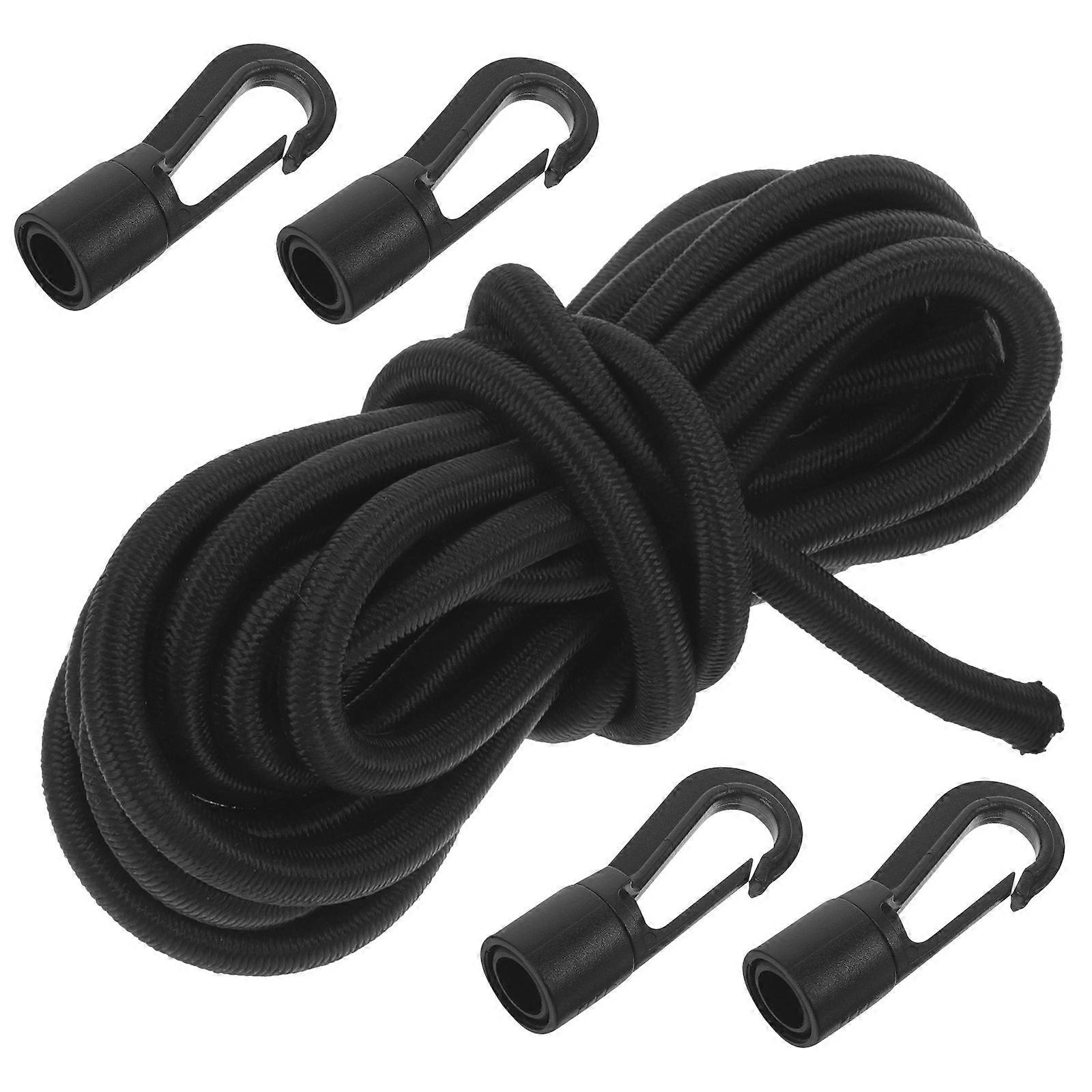 Paddle Board Paddle Wrist Strap for Kayaking Gear Black Pom Material for Shock Absorption 1Set
