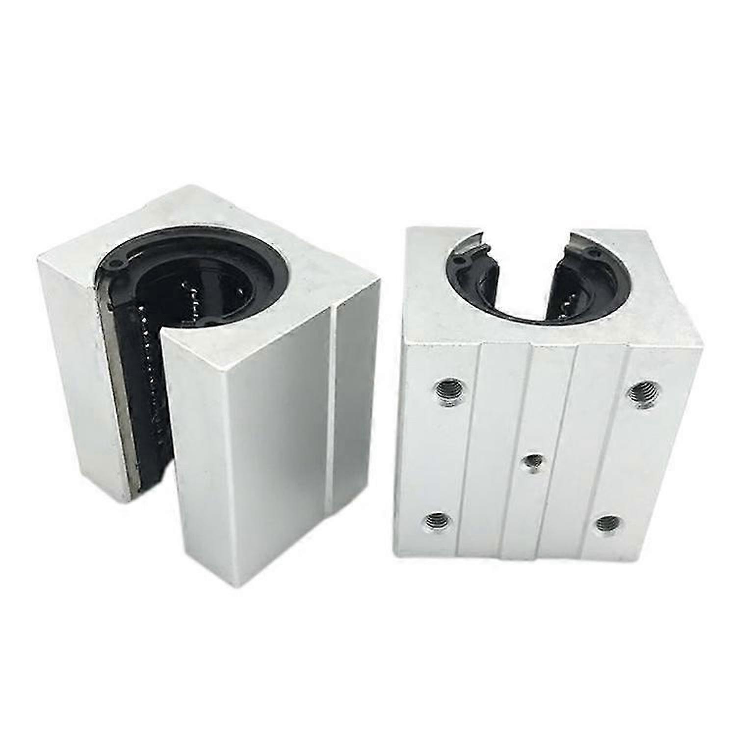 SBR25UU Linear Ball Bearing Slider Unit, 25mm Hole Diameter Linear Light Bearing Guide Rail Cylindri