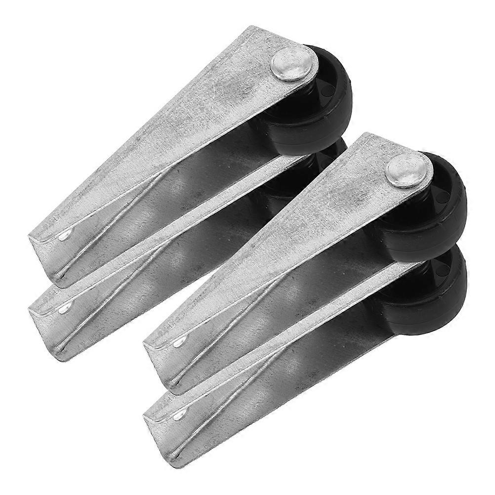 Smooth Rolling Castor Wheels 4Pcs Folding Table Nylon Wheels Non Slip Heavy Duty For Home Settings