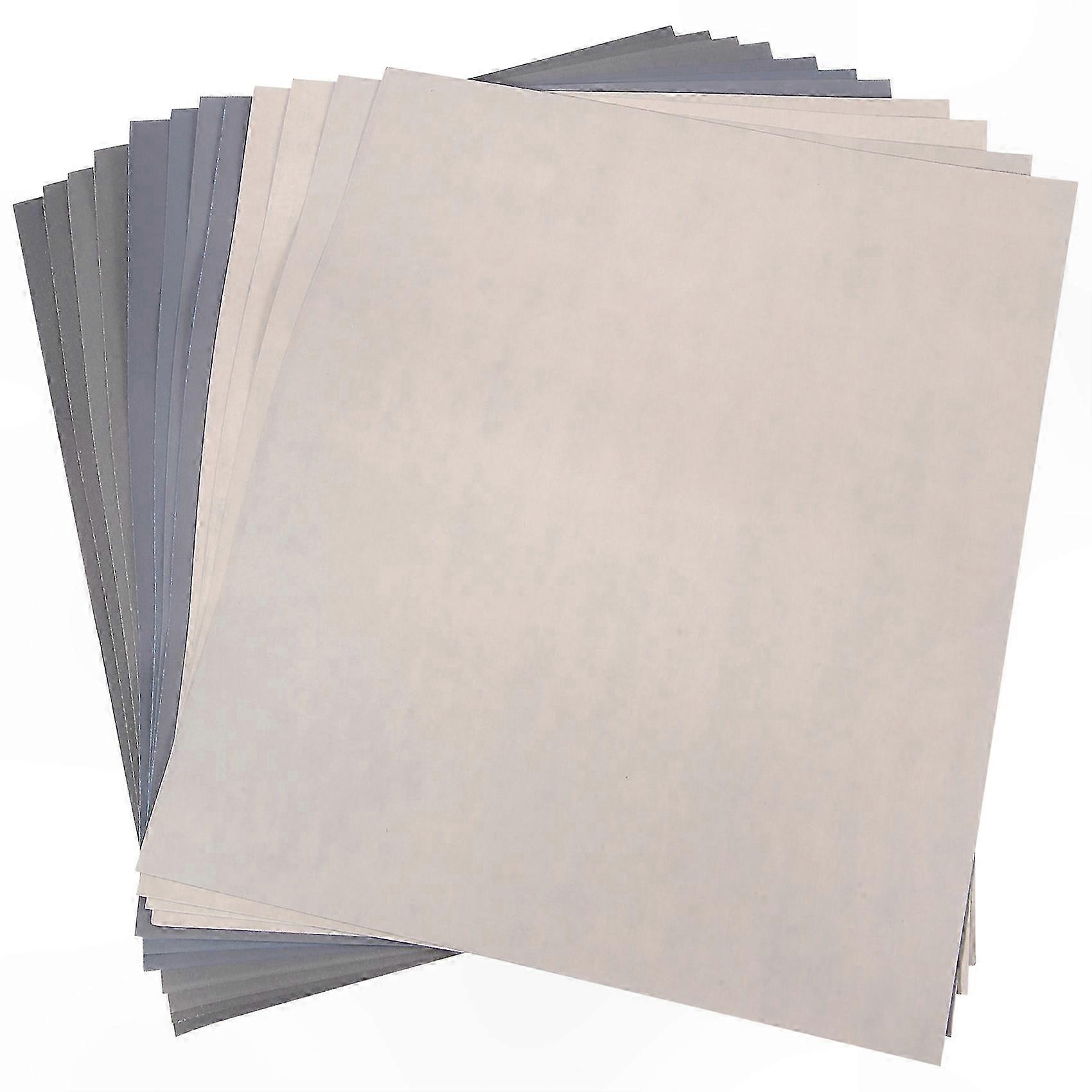 Grit 1500-7000 High Precision Wet/Dry Sandpaper Sheets for Polishing & Sanding