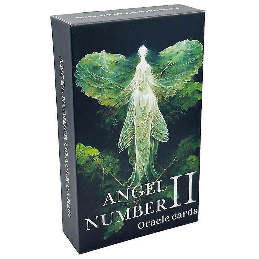 56 Pcs Angel Number �� Oracle Deck Card Games 12x7 cm Divination Card No Manual