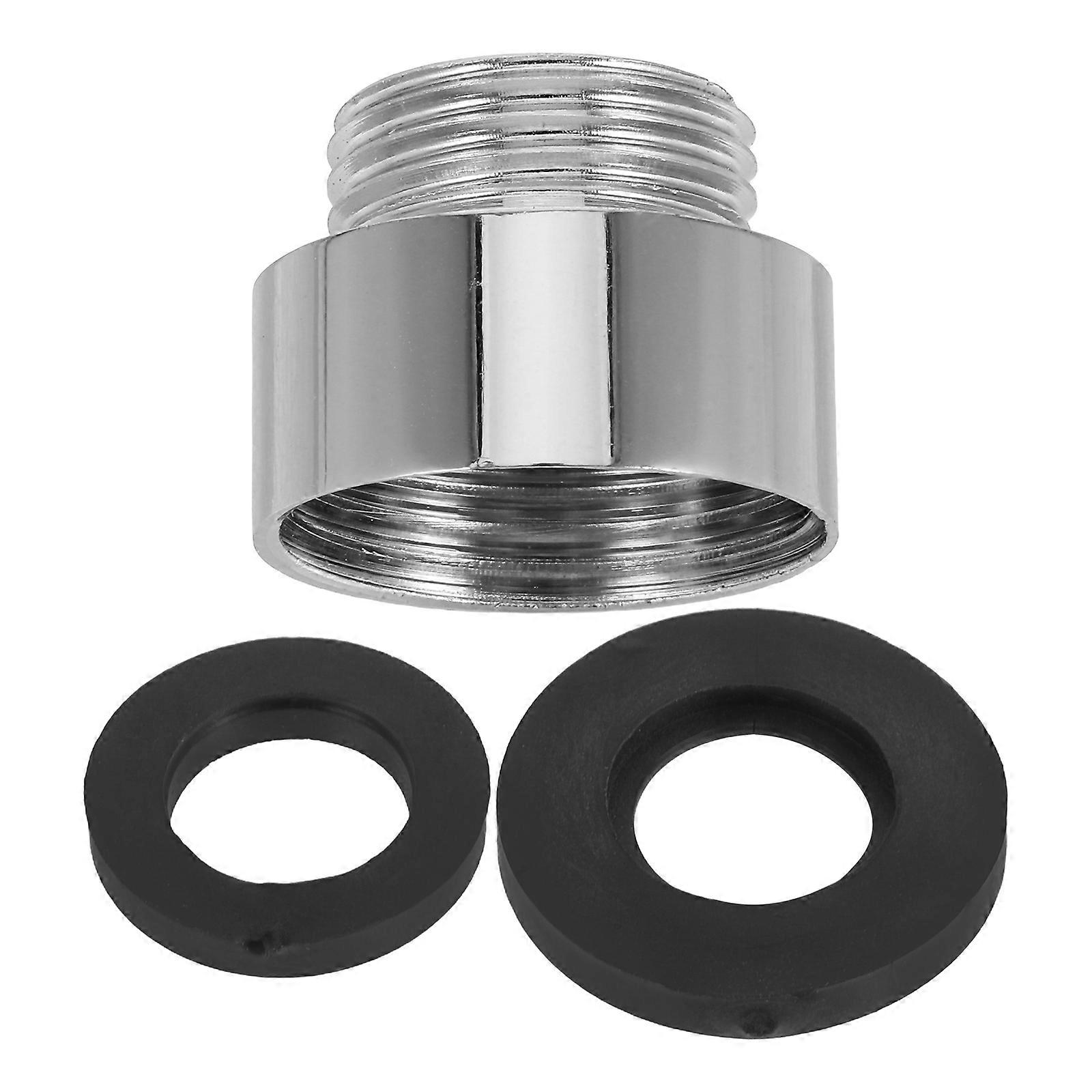 Silver Metal Shower Hose Connector Adapter for Connection 5Pcs Versatile Use