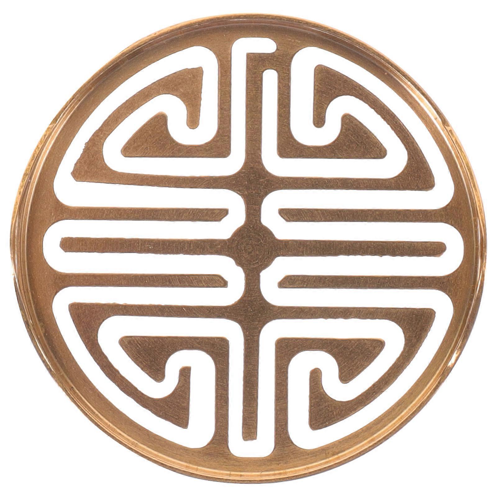 Copper Incense Press Mold Tool for DIY 2Pcs Ash Press Incense Accessory