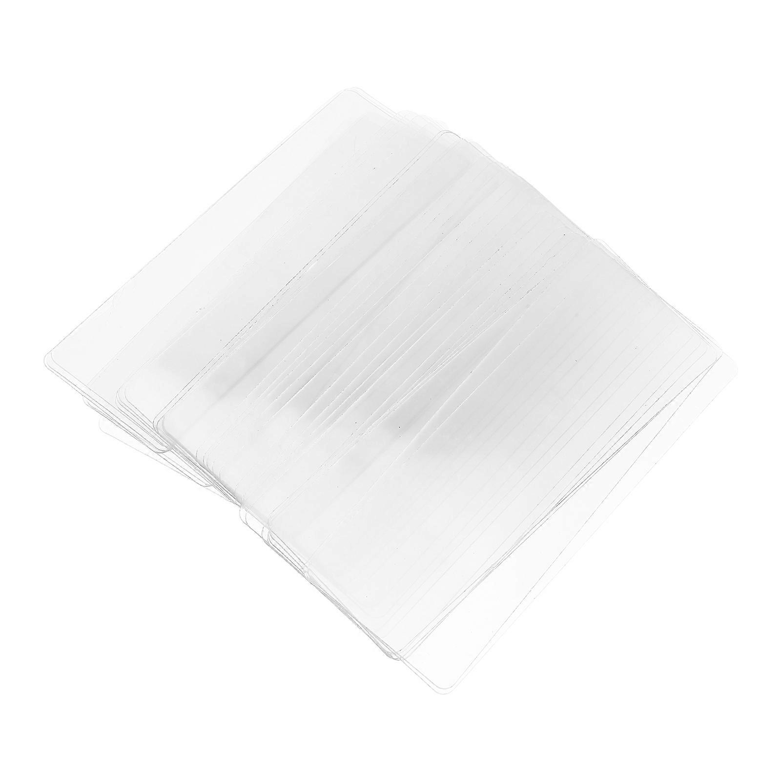 Clear Double Sided Tape for Mounting 90Pcs Transparent PVC Sticky Strips