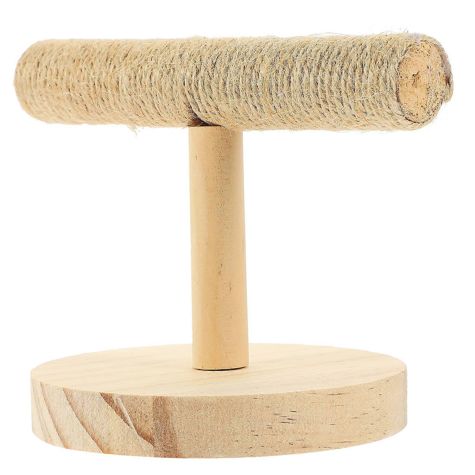 Bird Perch Wooden Parrot Perch for Pet Use 5Pcs Training Play Stand
