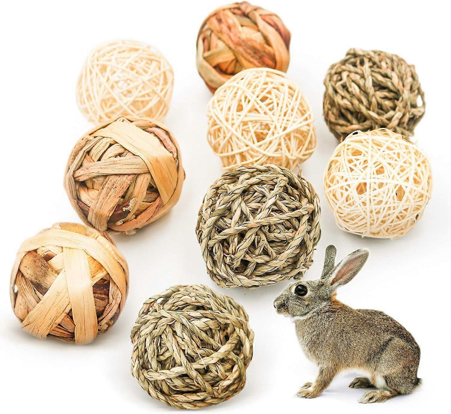 Chew Toys For Small Animals Fun And Practical Rabbit Balls For Guinea Small Animals Rabbit Natural