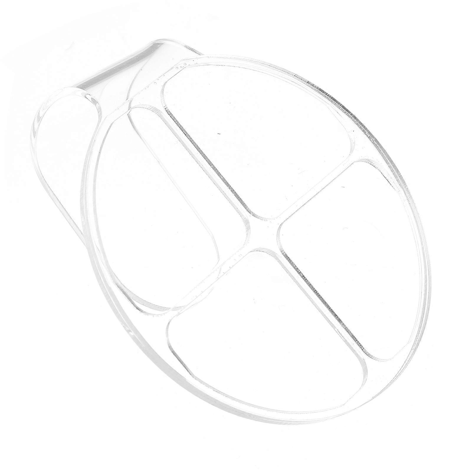 Cosmetic Acrylic for Makeup Mixing 2Pcs Transparent Set