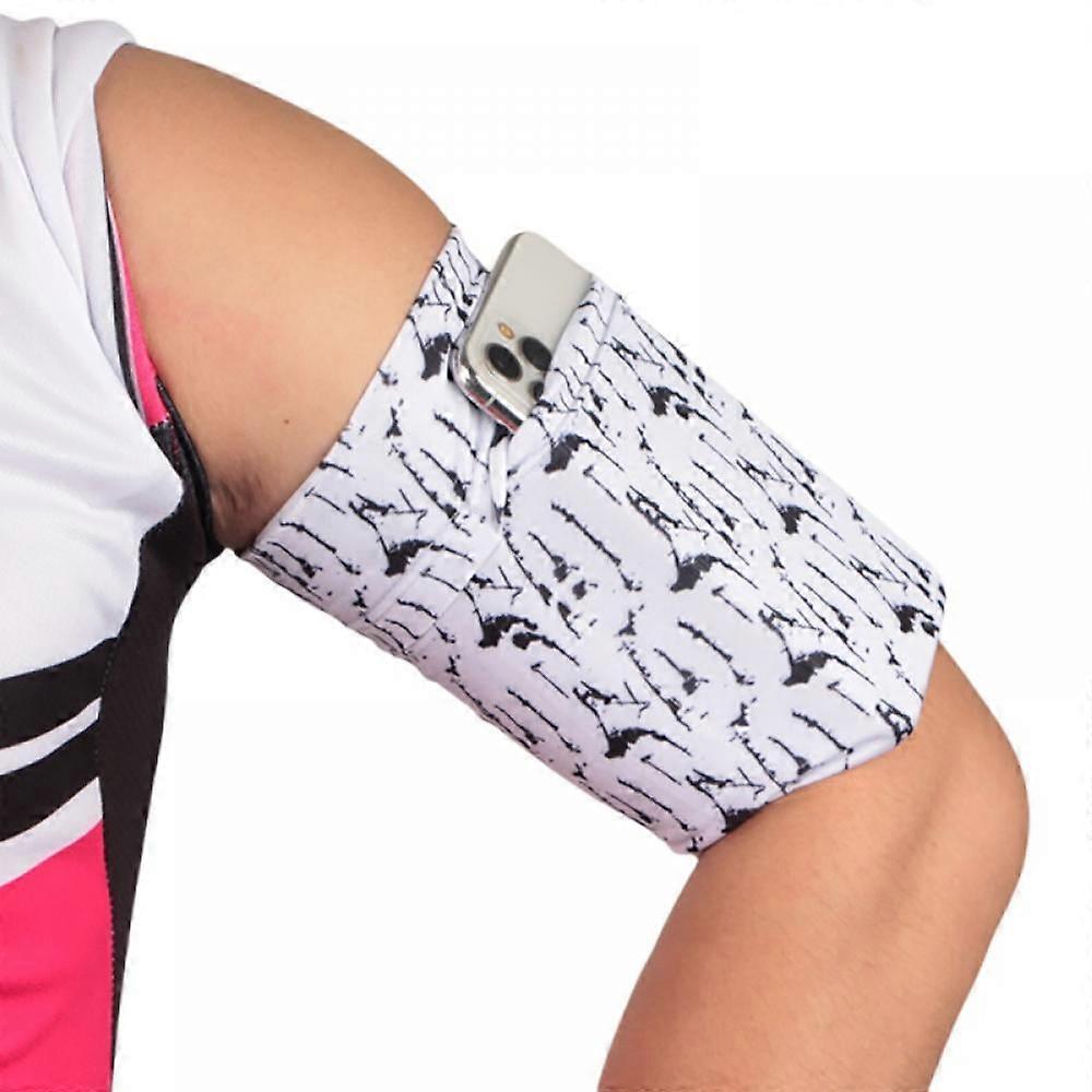 Phone Armband Running Sleeve for Cell Phone, Compatible with iPhone & Android, Adjustable Arm Band for Jogging, Hiking, Walking