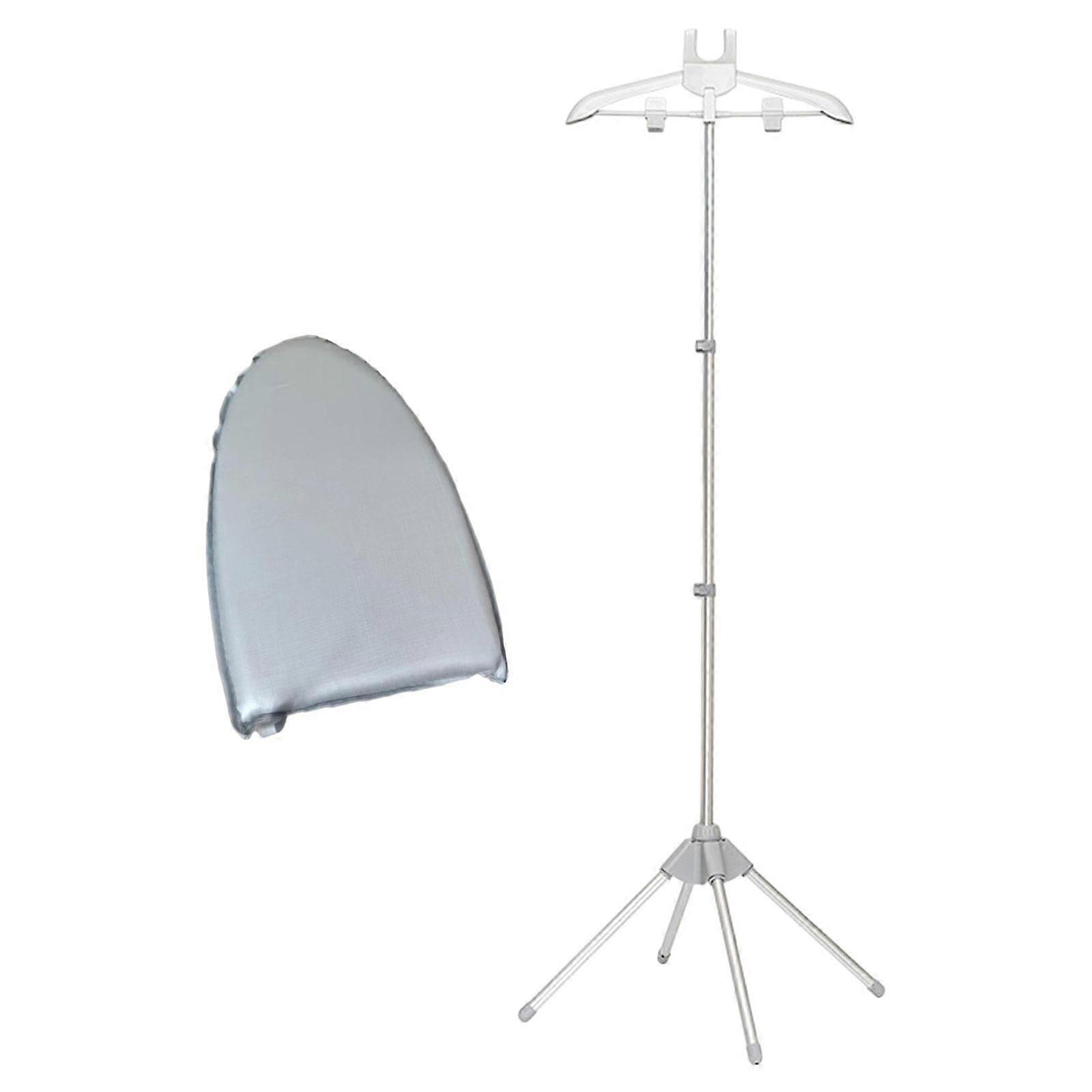 Ironing Machine Hanger Handheld Clothes Steamer Holder Detachable Folding Telescopic Easy to Use Clothes Hanger for Steamer Gray
