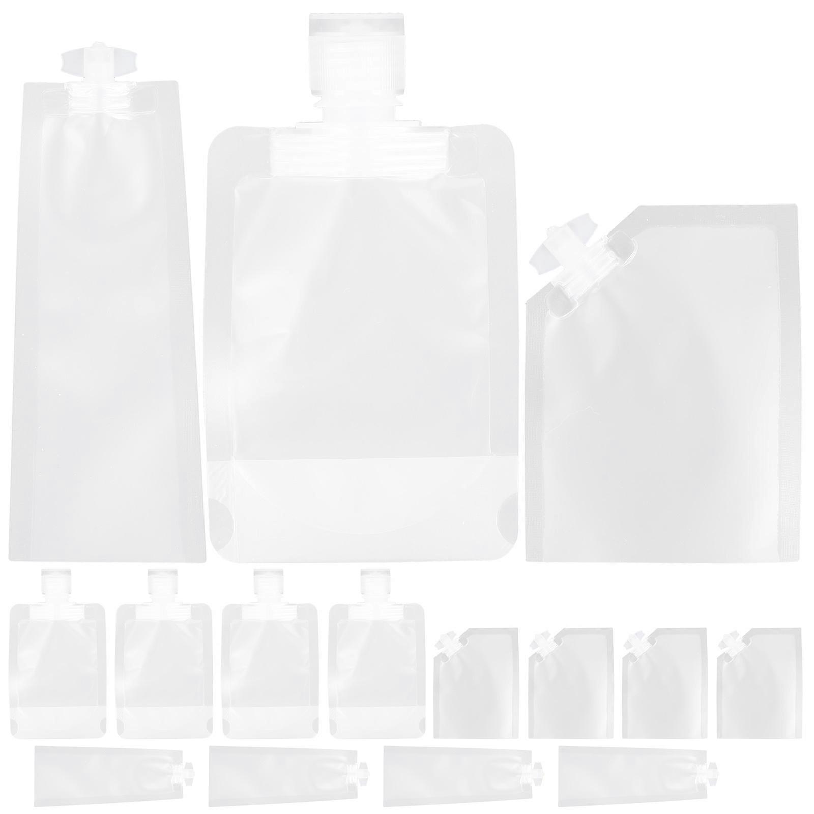 Reusable Squeeze Bags 45 Pcs Portable Squeeze Pouches Toiletries Daily Use Rectangular Good Sealing Function