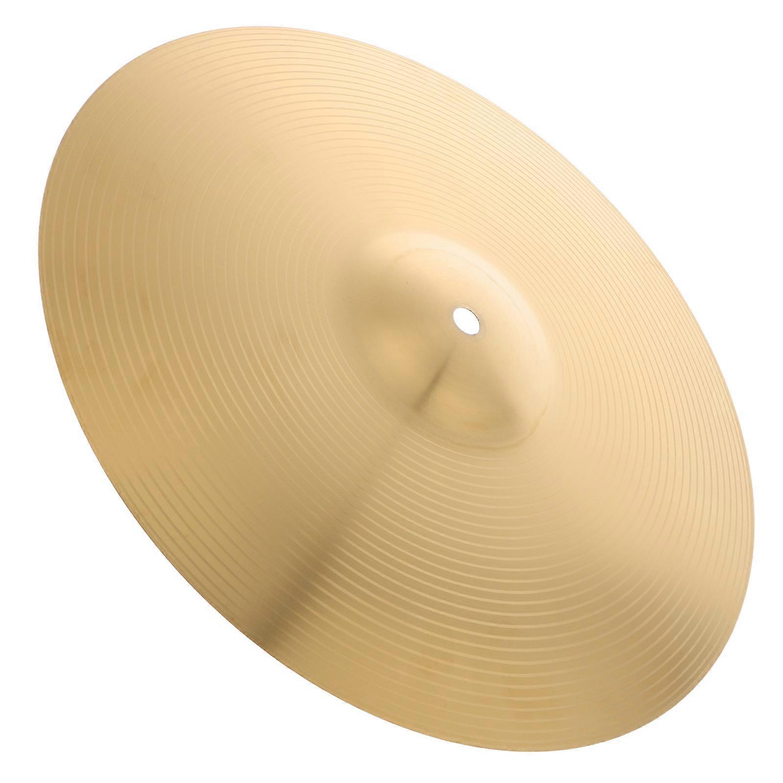 Drum Accessories Alloy Jazz Drum Cymbal for Practice 2Pcs Versatile Use