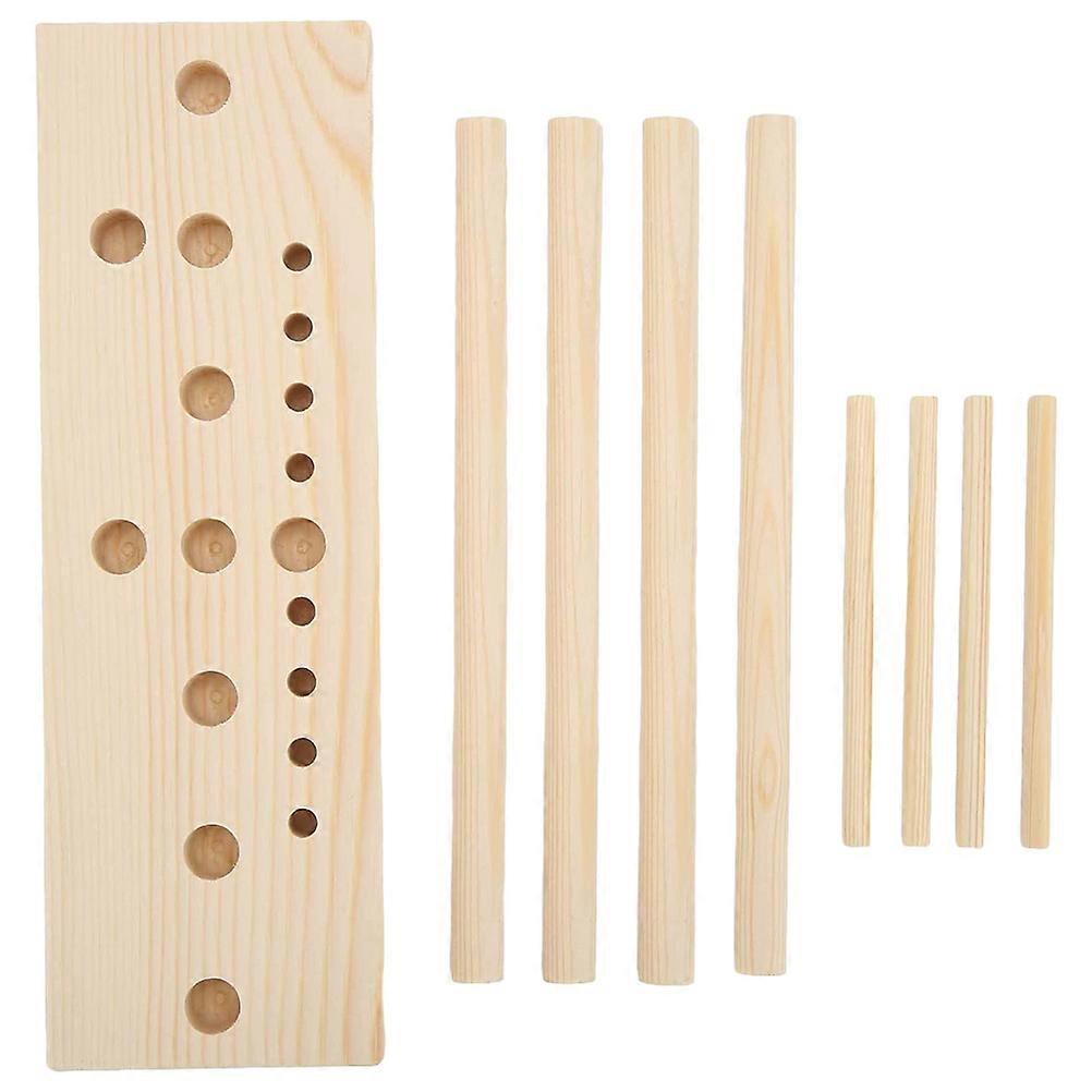 Wooden Bow Maker Tool for Ribbon Crafting 2Sets Bow Maker for DIY
