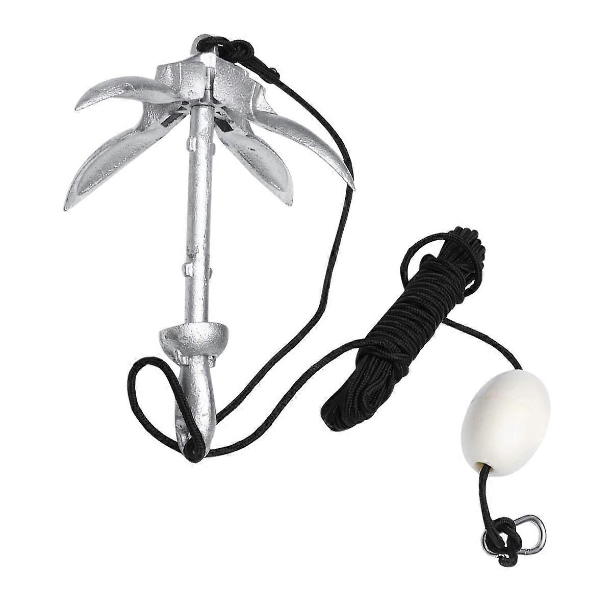 Compact Marine Anchor Ideal For Rubber Boats And Sailboats Creating Horizontal Drag 2Pcs