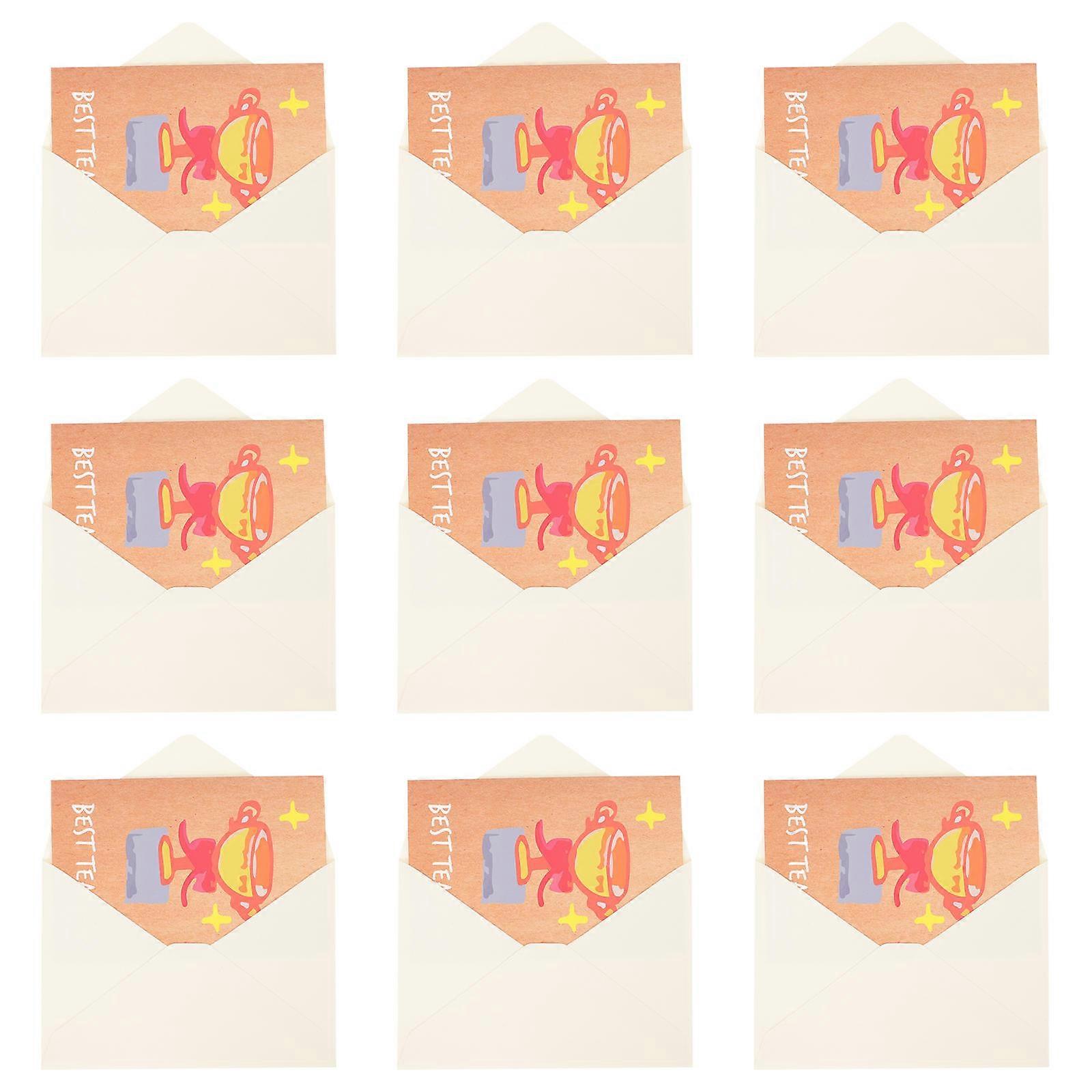 Teacher's Day Greeting Card Blessing Card Paper Greeting 30Pcs for Teachers