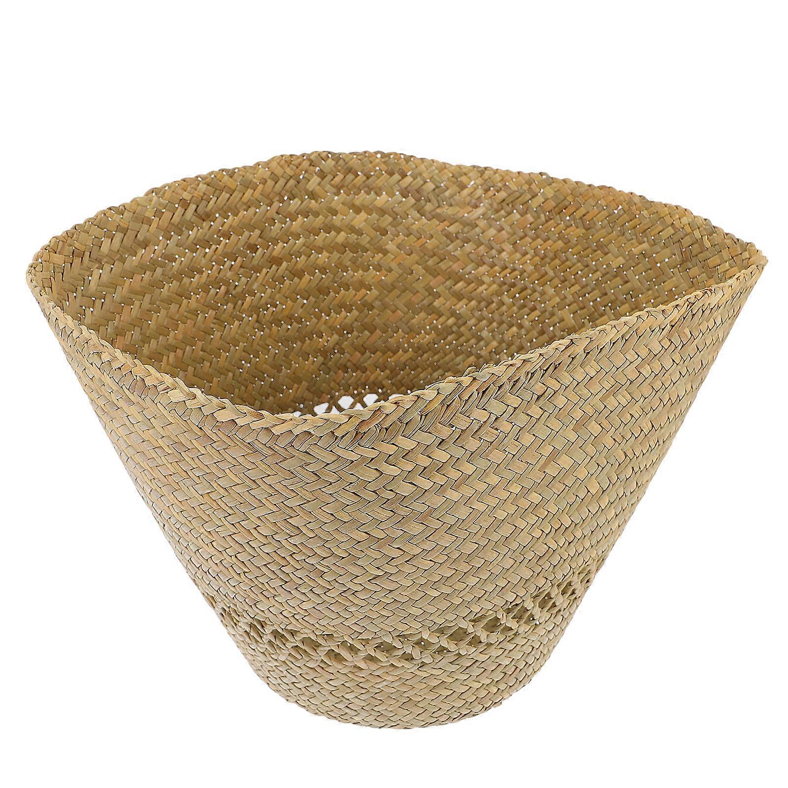 Braided Lampshade Rattan Material 25x20cm Indoor Ceiling Lamp Cover Warm Atmosphere 1Pack