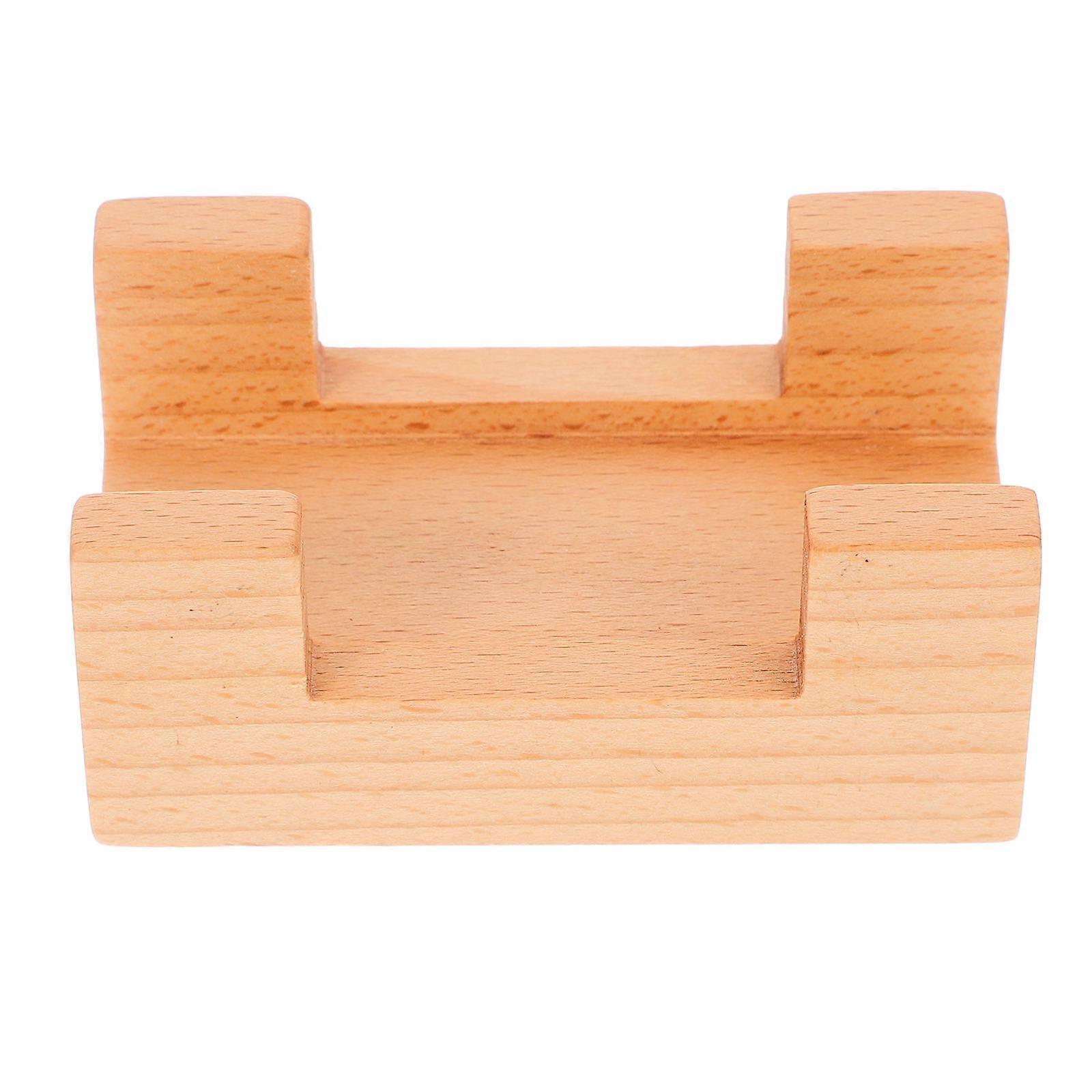 Wooden Sushi Rack 2Pcs Japanese Style Holder For Restaurant Catering Service With Rectangular Design