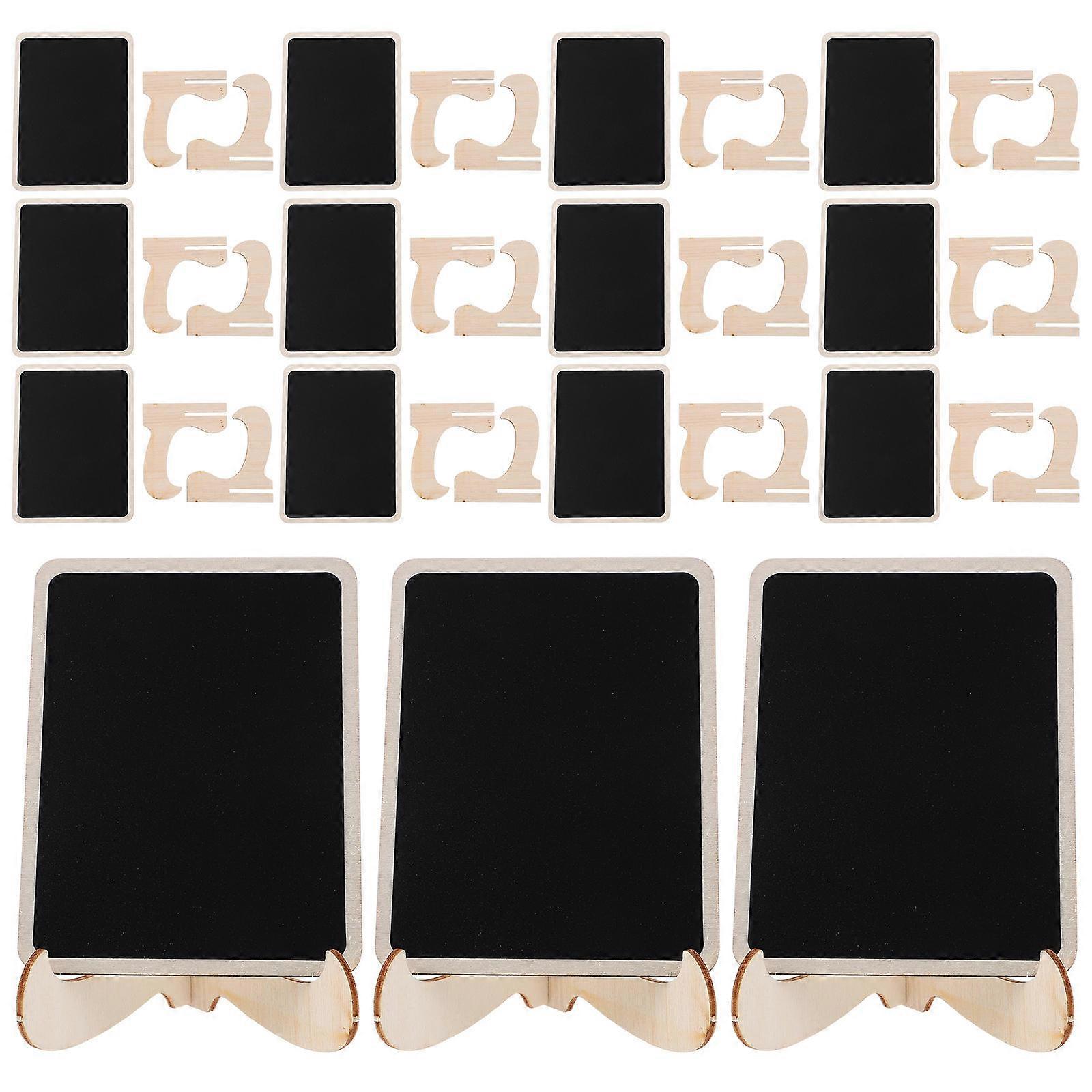 Mini Chalkboard Signs 20Pcs Rectangular Message Boards For Home Decoration Office Use Christmas Table Parties Weddings