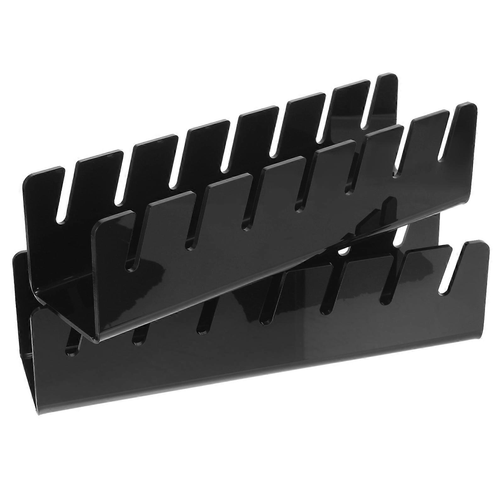 Acrylic Hat Display Stand For Baseball Caps 4 Pcs Delicate Design Tabletop Storage Solution