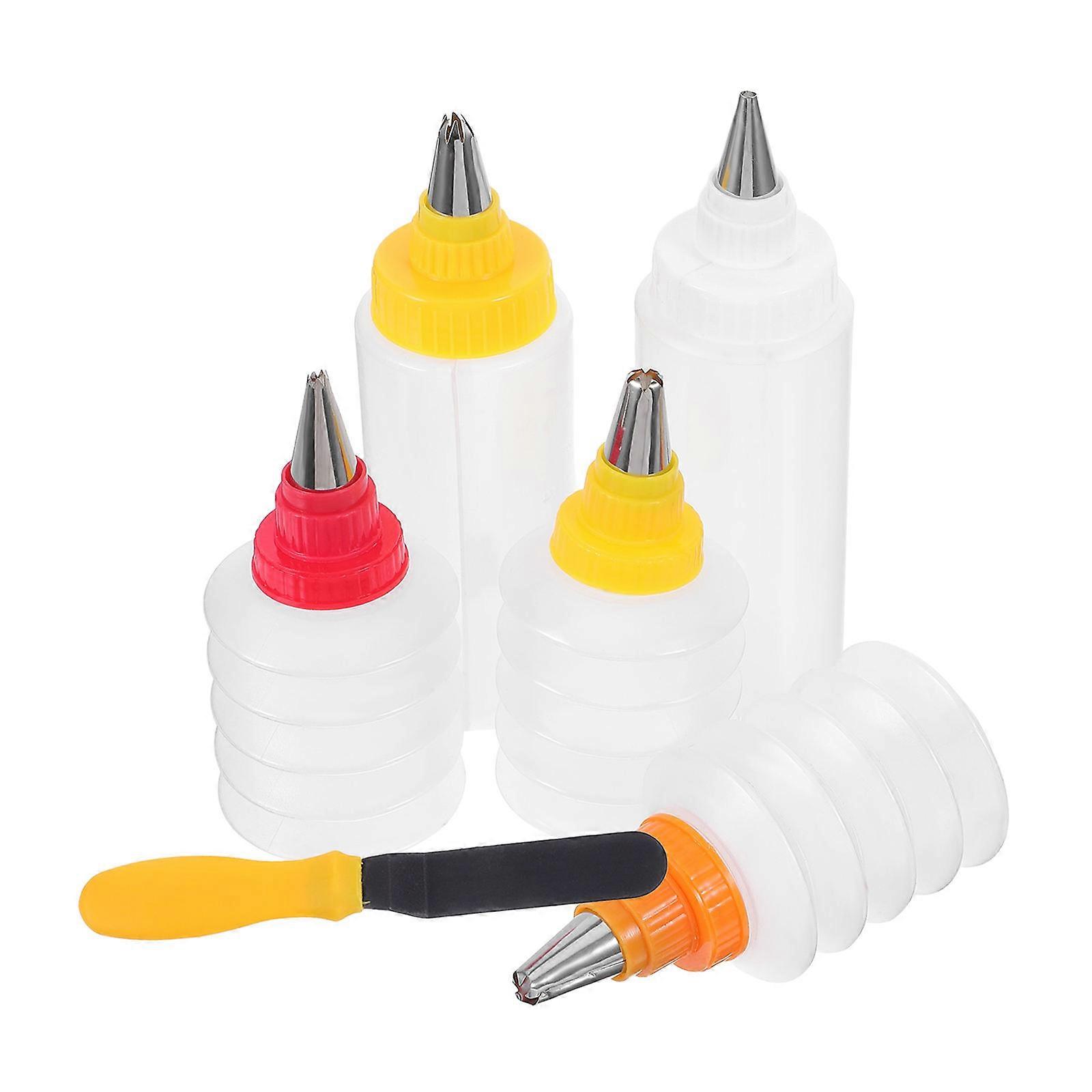 Icing Decoration Tool for Cake Cookie Household Bottle 6Pcs Set