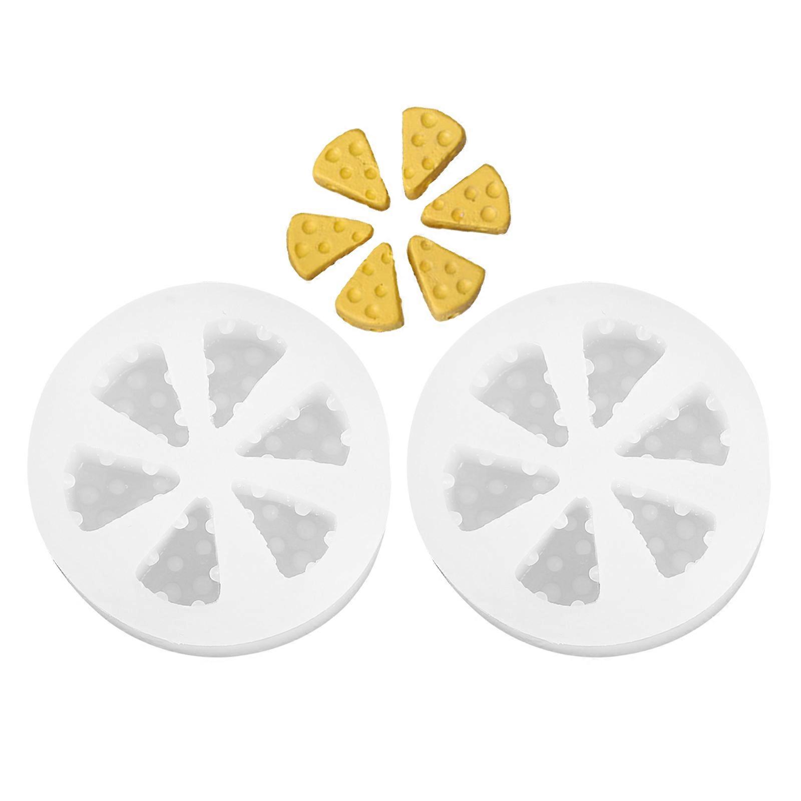 Cheese Shape Silicone Cake Mold for Baking Use Creative 14Pcs Set