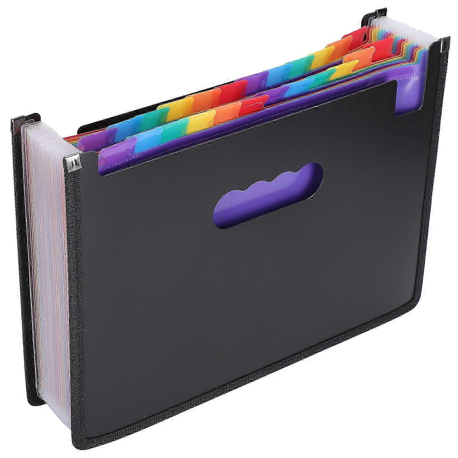 Retractable Folder Portable 24 Layers Expanding Accordian Organizer School Supplies 2025