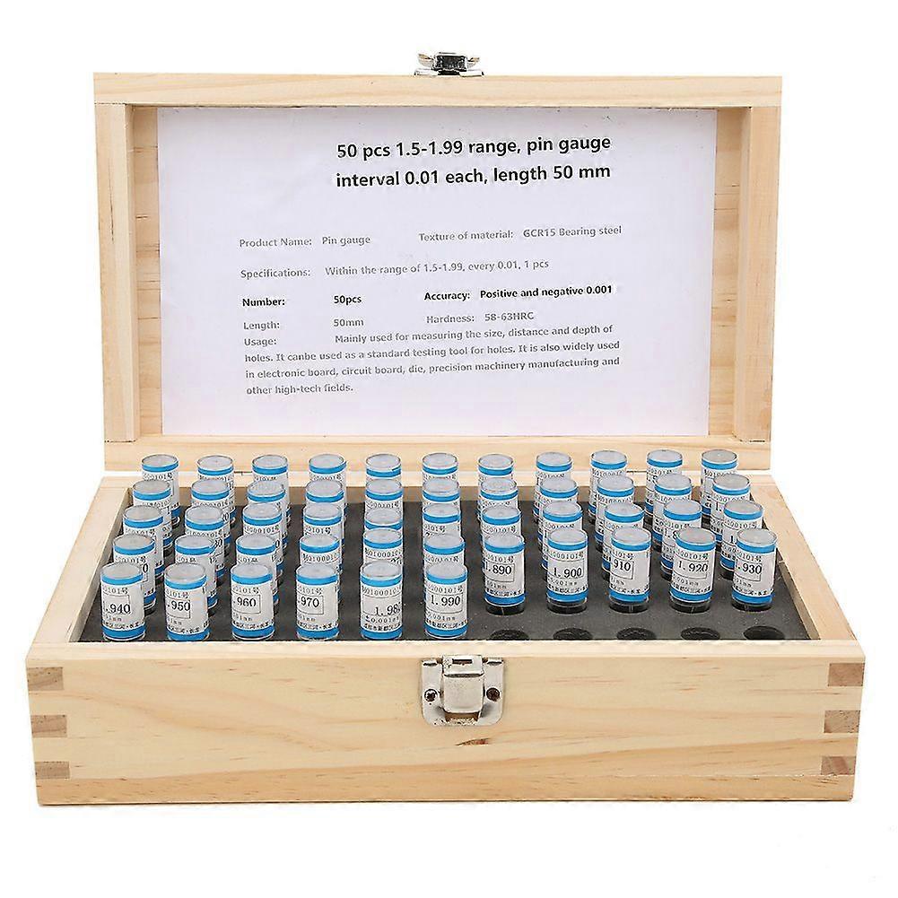 High quality Pin gauge, smooth plug gauge, smooth go/no-go gauge, aperture gauge 1.5-1.99