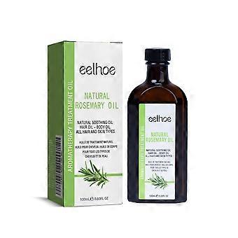 Essentiële olie voor haarverzorging met rozemarijn herstelt het haar, verzacht en laat een heerlijke geur achter