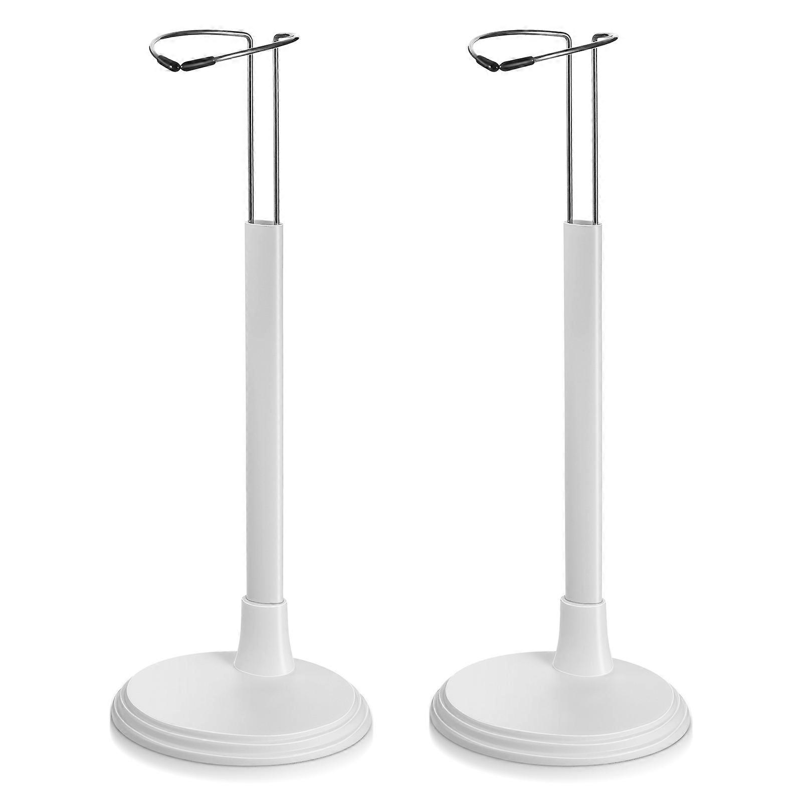 Creative Doll Stand Bracket Support for Storage Use 10Pcs White Portable Display Rack