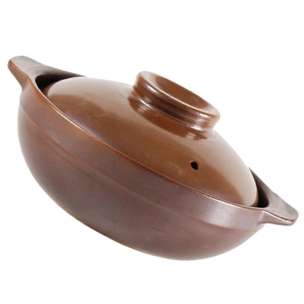 Lithium Ceramic Casserole Dish For Daily Use By Families Oval Shape Side Handle Design Soup Rice 1Pcs