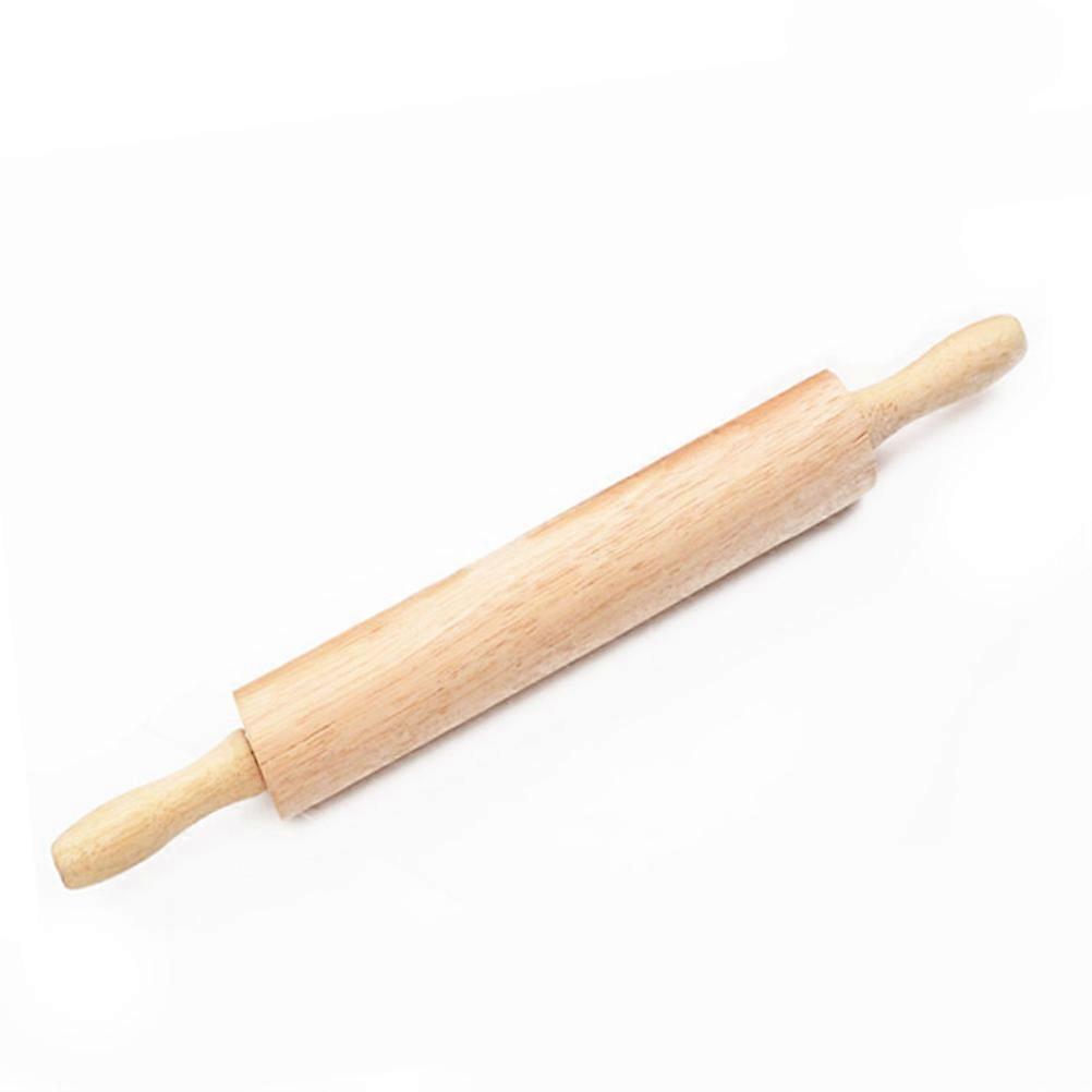 Dough Rolling Solid Rolling Pin Smooth Rolling Action Essential Kitchen Utensil 17.3×1.8×1.8in For Pastry Making 1Pack