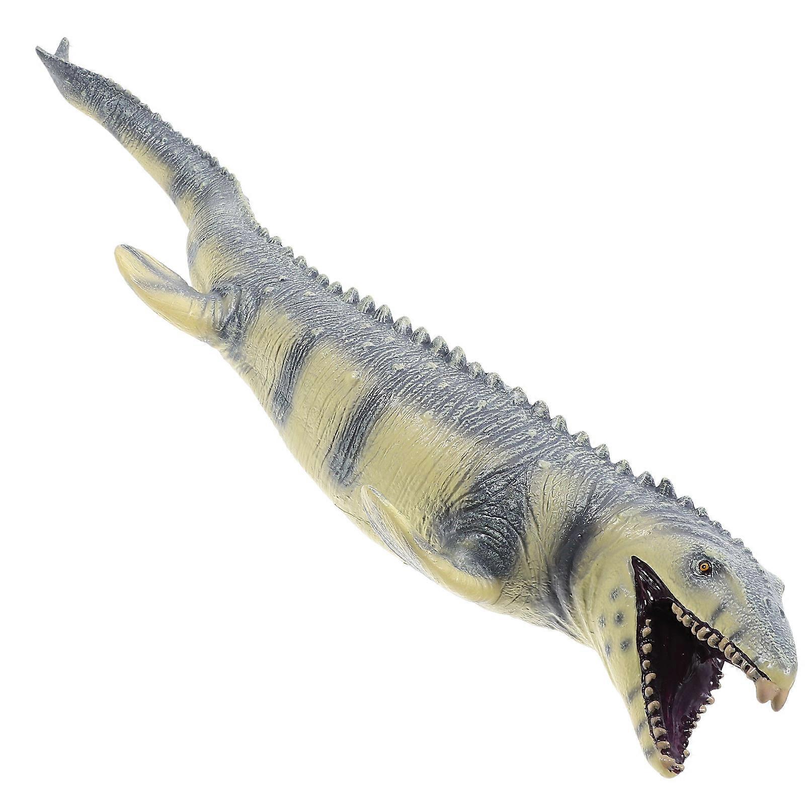 Realistic Mosasaurus Model Dinosaur Figurine for Decoration 4Pcs