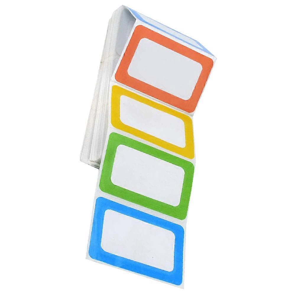 Name Stickers Writable Name Tag Stickers Self-Adhesive Labels 600Pcs