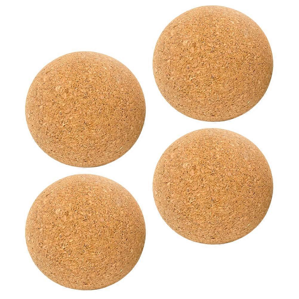 Creative Decanter Stoppers Preservation Round Shape Chocolate 4Pcs