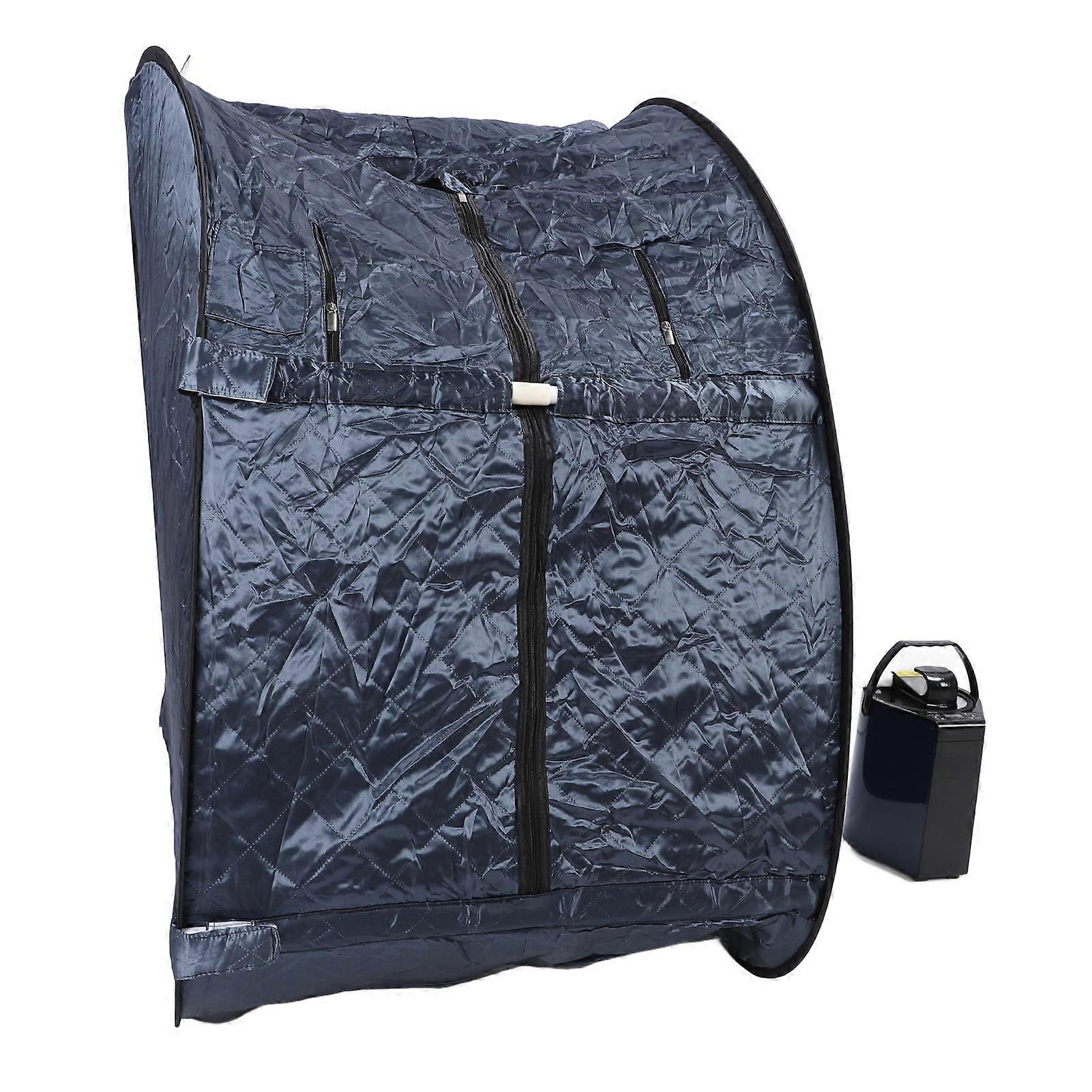 Portable Steam Sauna Kit 800W 90-Min Timer Folding Chair 220V EU