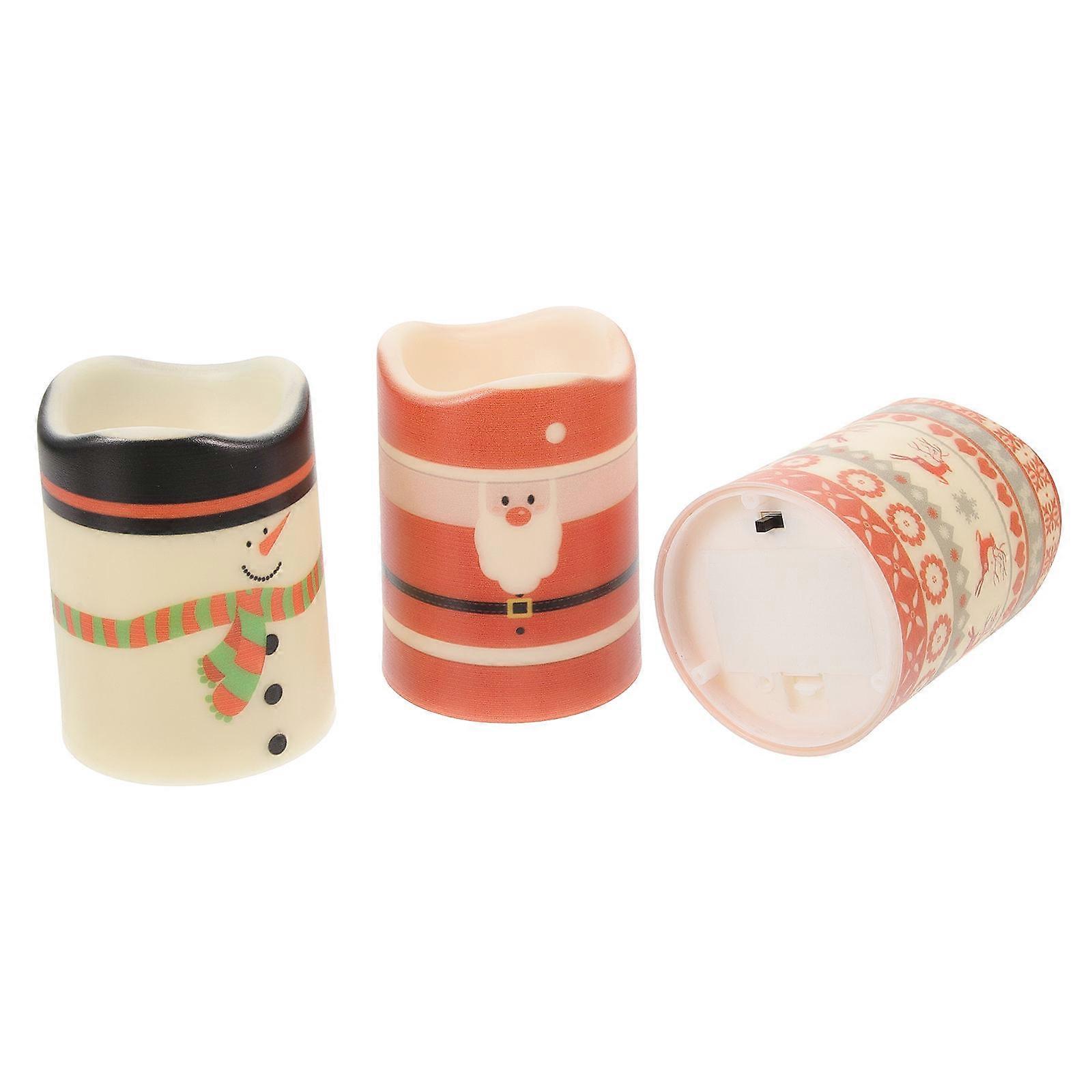 Christmas Decorative LED Candle Flameless Candle Light for Decor 12Pcs