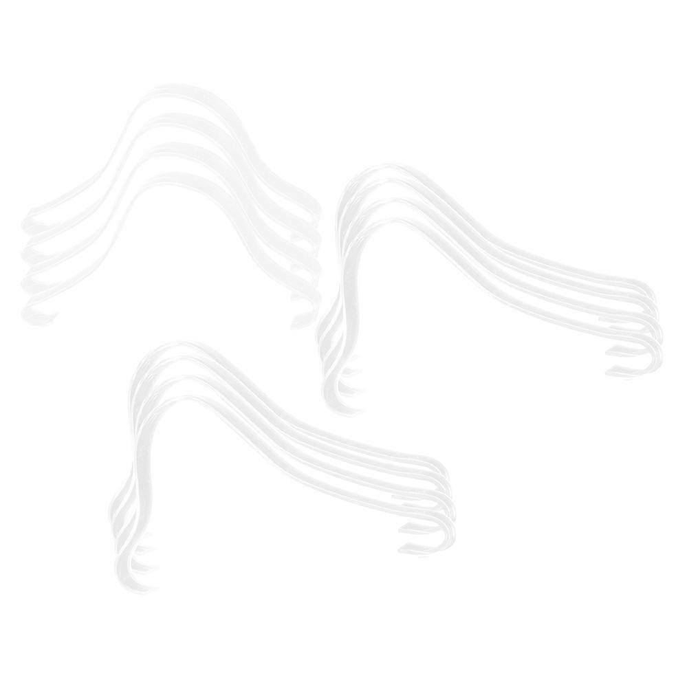 Transparent Shoe Rack for Sandal Support Made of Acrylic 12Pcs Set