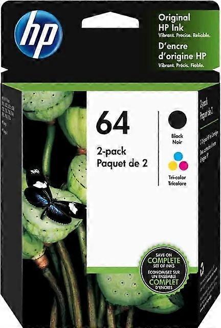 Print cartridge 64 2-Pack Standard Capacity Ink Cartridges - Black/Tri-color
