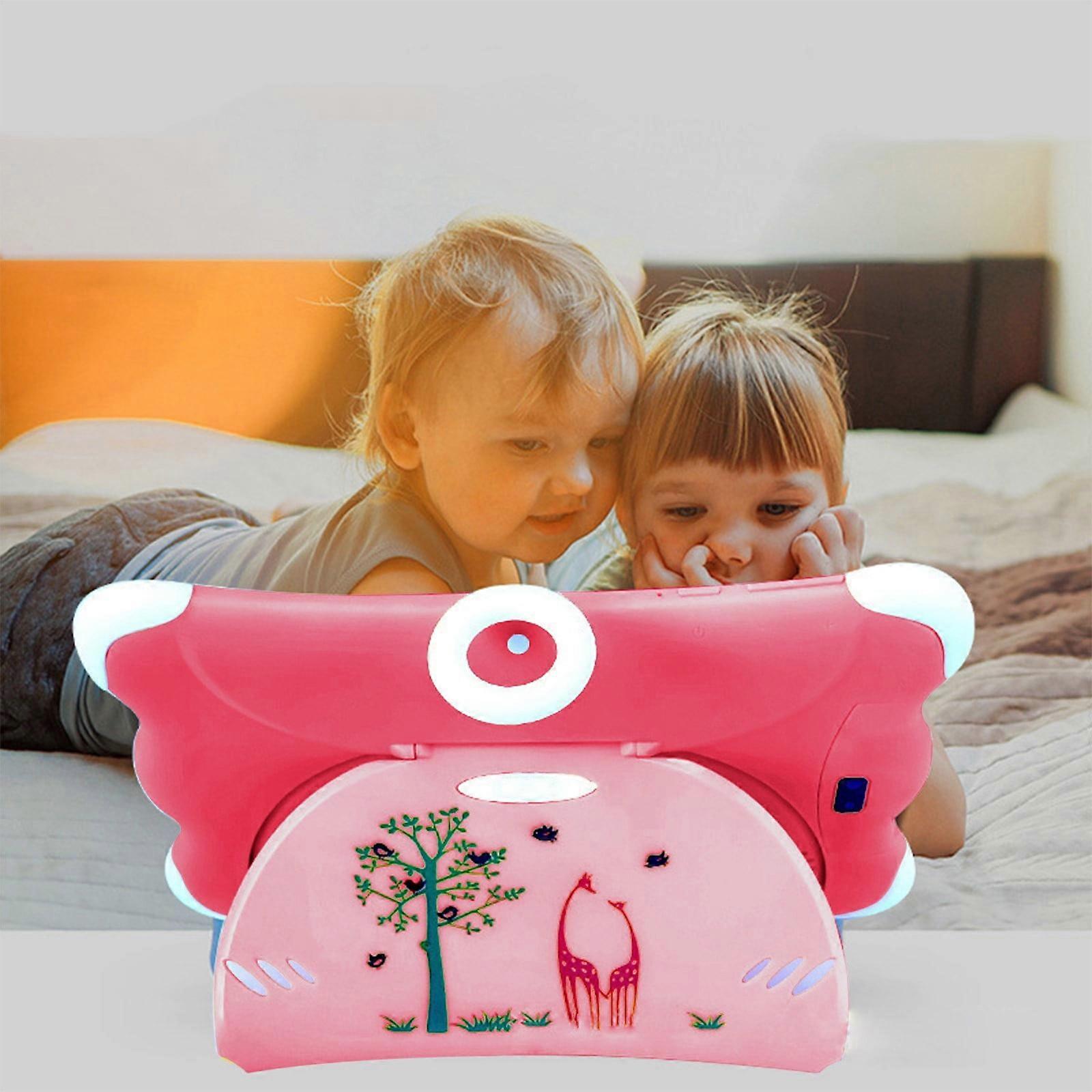 7" Kids Tablet Android, Oggfader Learning Machine for Ages 3-9, Parent-Child Gift, SIM Card Support, Call, Pink - Compatible with Chargers