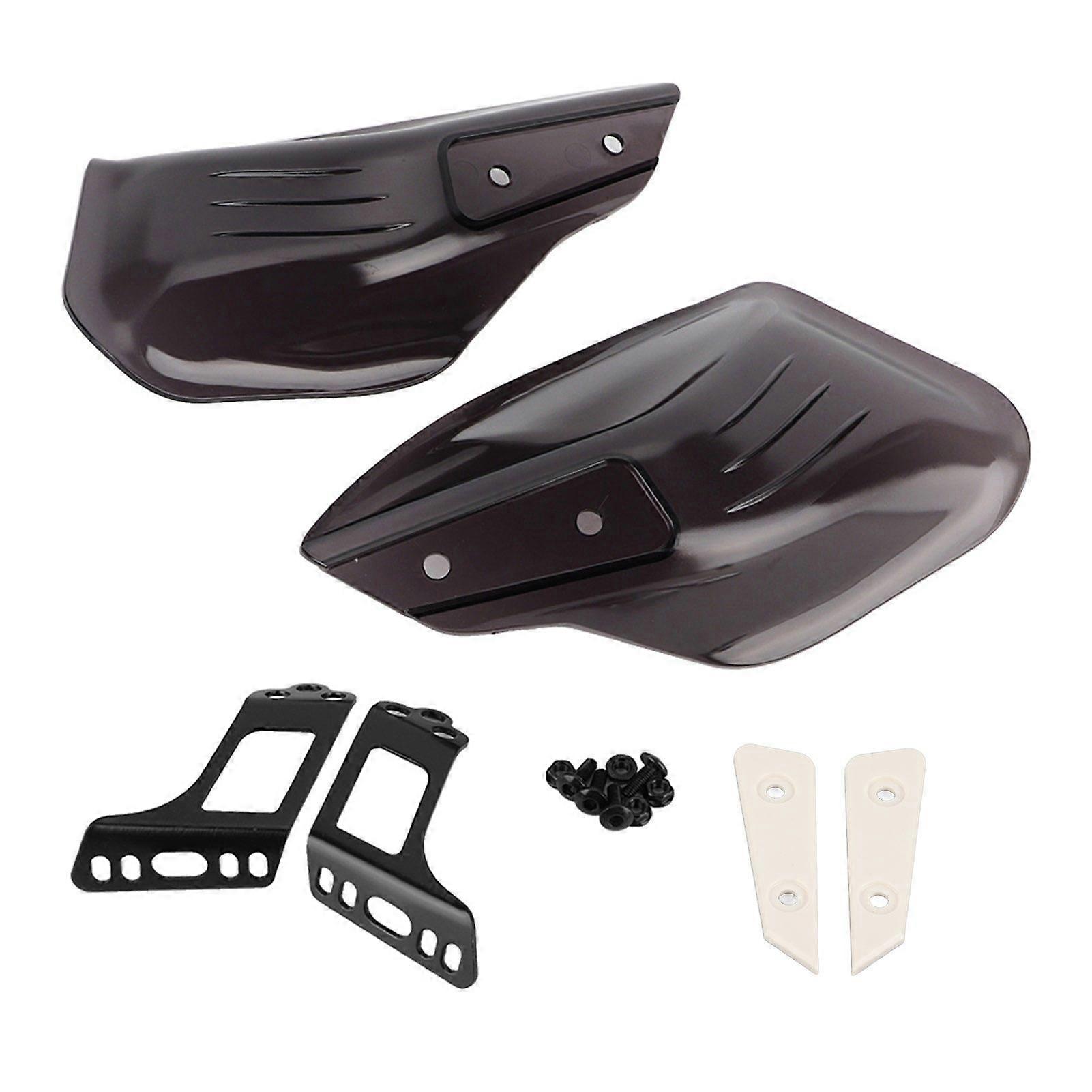 Motorcycle Hand Guards Handlebar Protector Protective Hand Shell Protection (Dark Brown)
