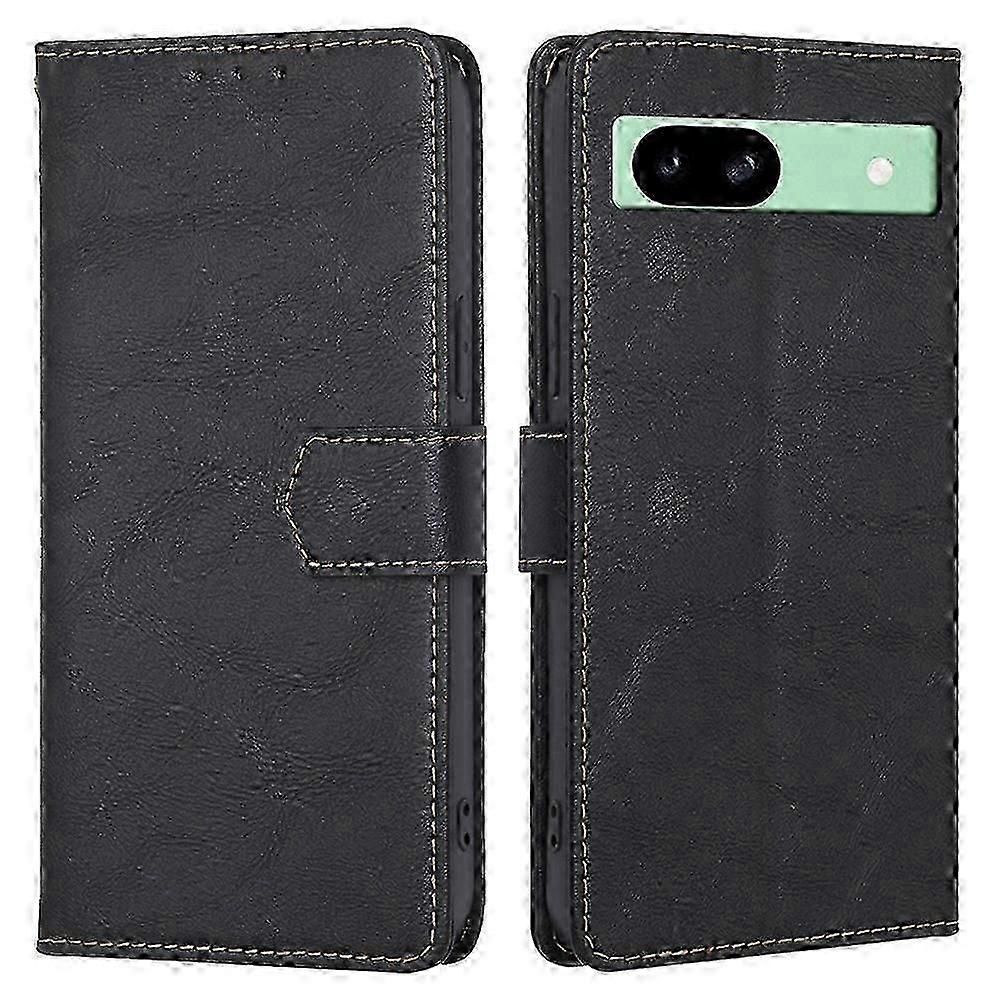 For Google Pixel 8a Case Magnetic Clasp RFID Blocking Wallet Leather Phone Cover