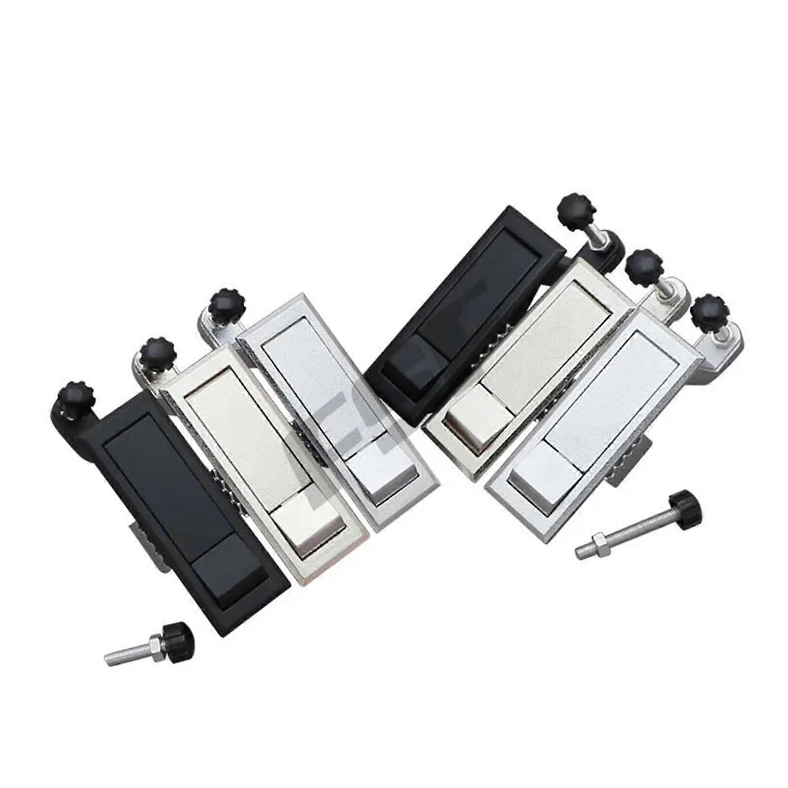 MS708 Adjustable Box Case Boiler Flat Lock Alloy Security Switch Spring Hasp Latch White 1 Piece