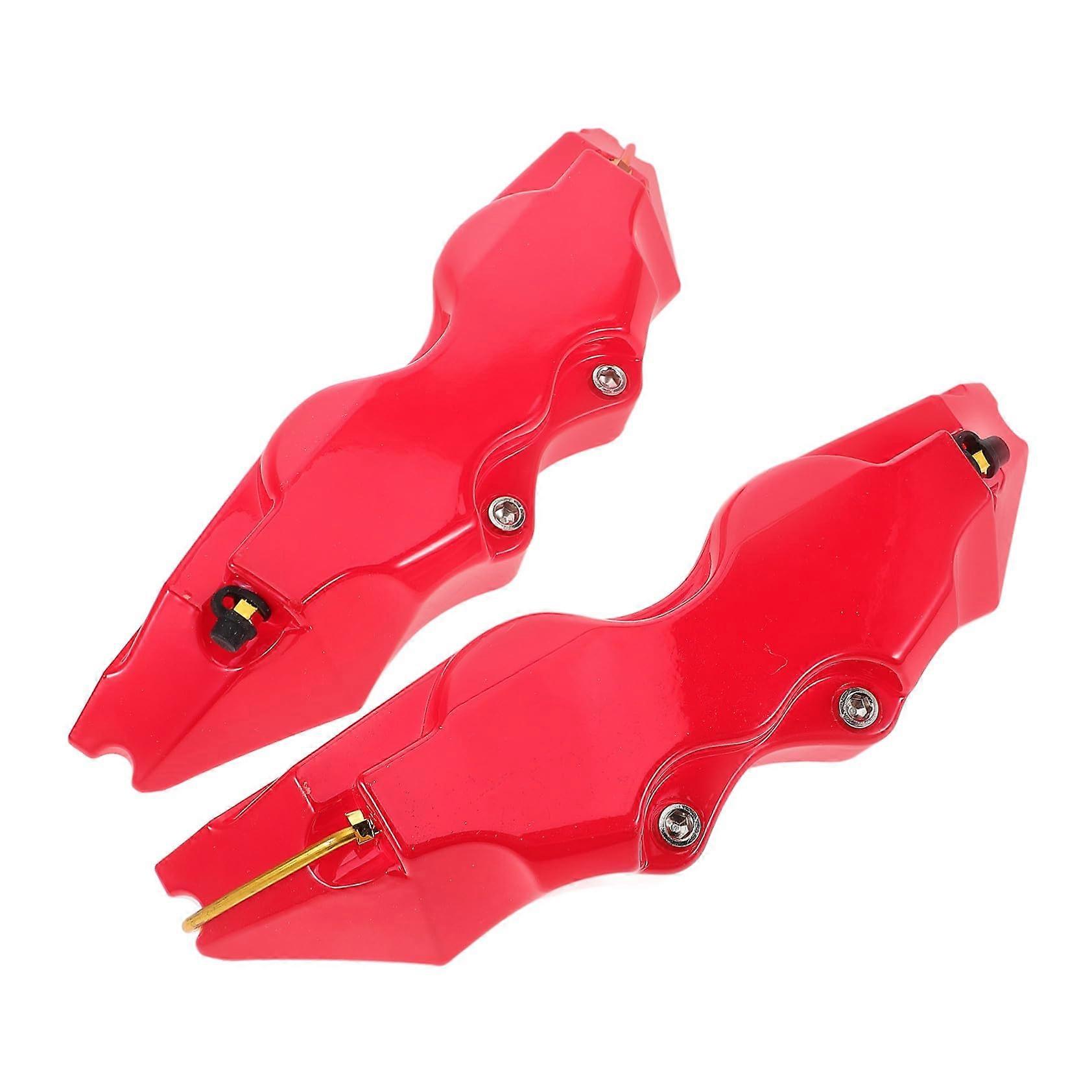 Brake Caliper Cover Red Large For Front And Rear Wheels Fits Disc Brake Guard Protector Enhancing Vehicle Appearance