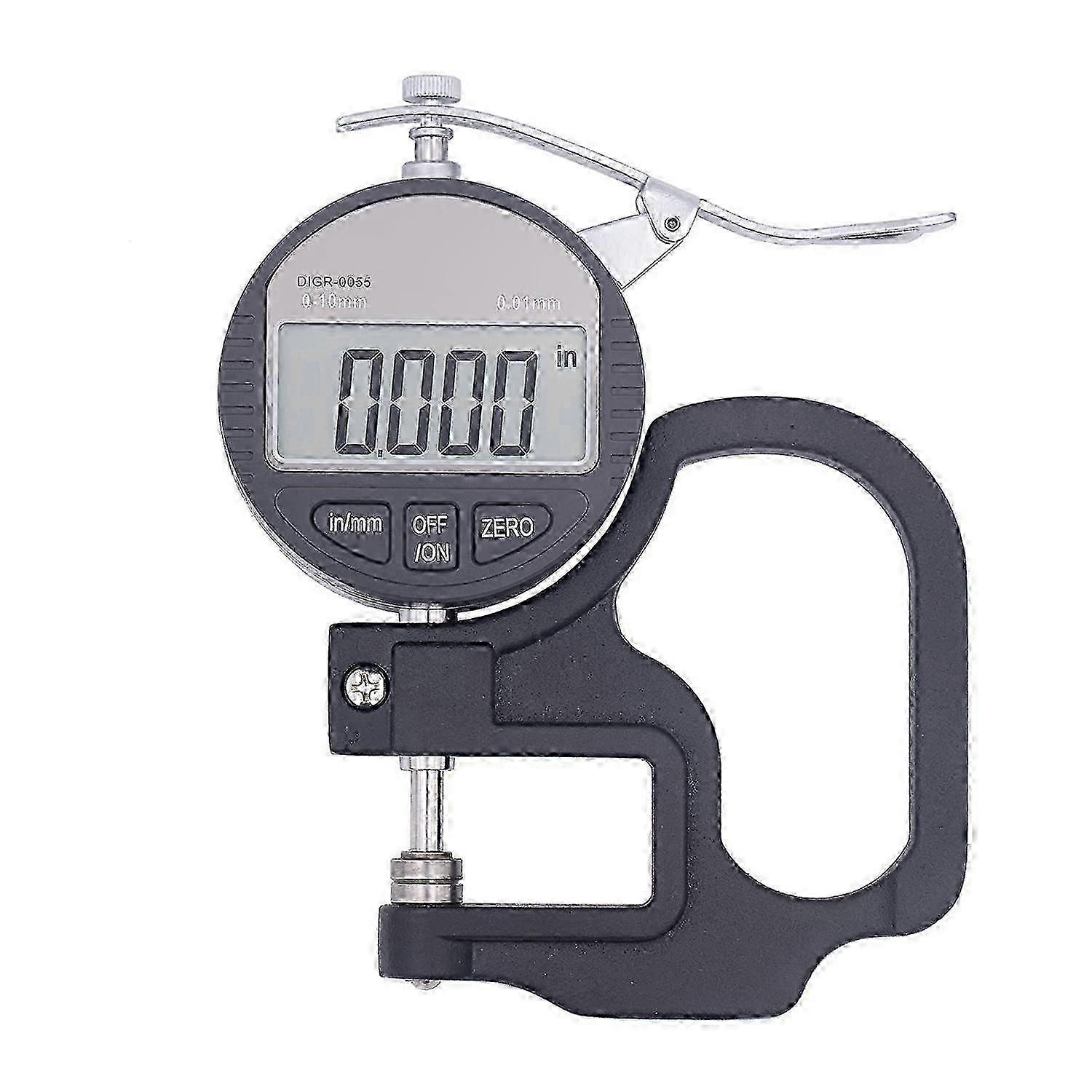 Digital Thickness Gauge 0.4"/10mm 0.0005"/0.01mm Precision Meter