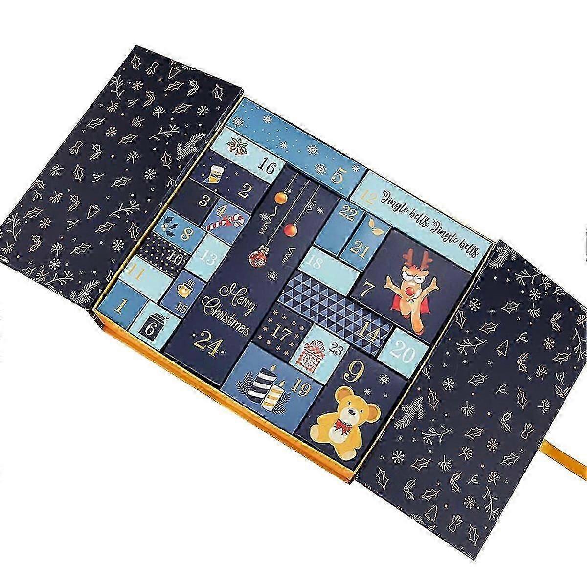Empty Advents Calendar Box 2024 24 Days Of Surprises Empty Box Compatible Present Packing