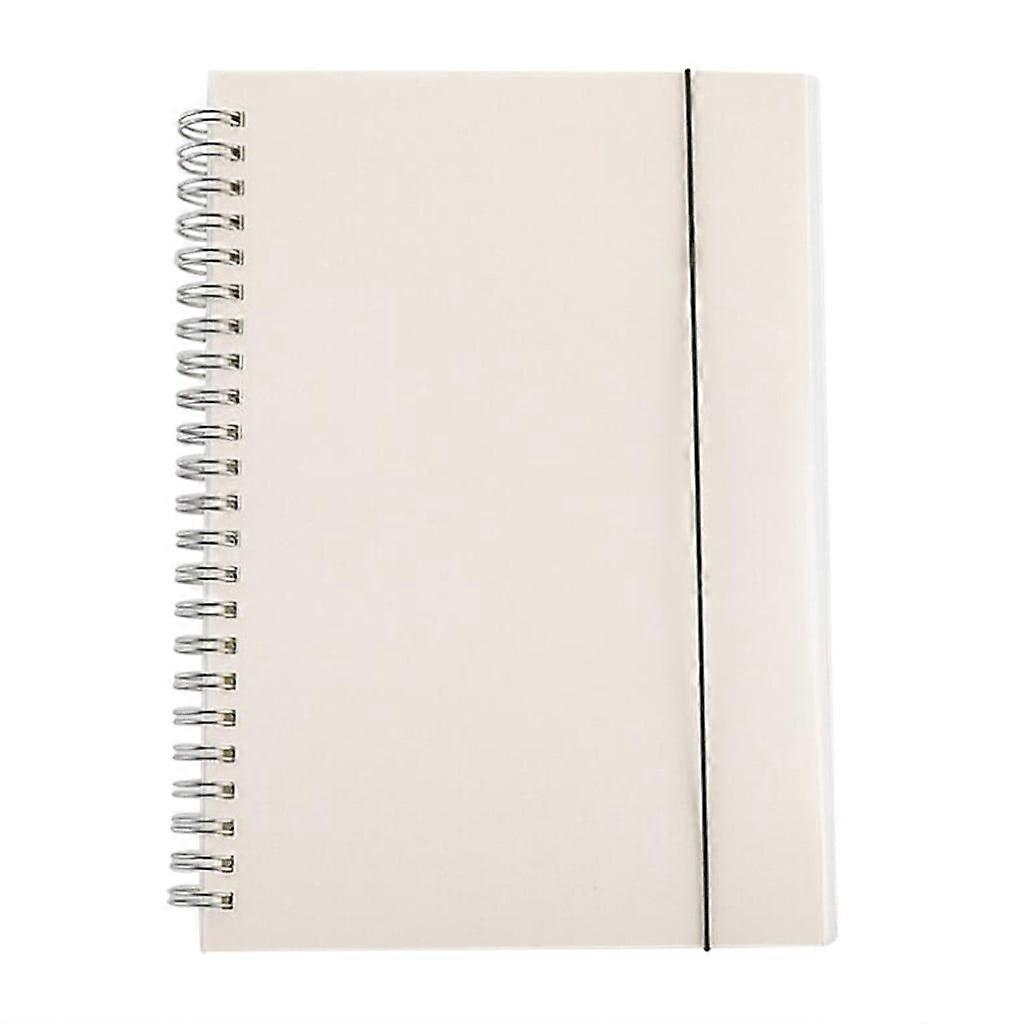 WRXMIJNHGSA Transparent Frosted Cover Coil Blank Line Lattice Journal Diary Notebook