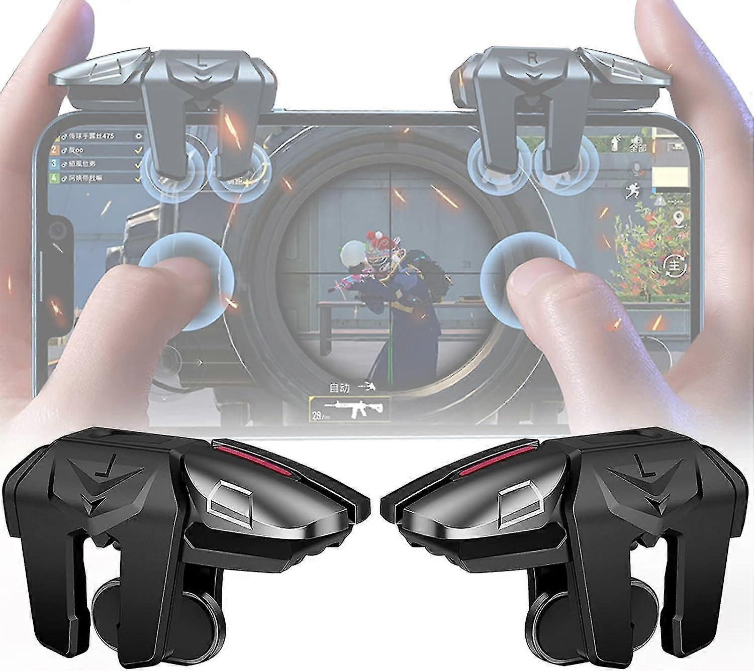 6 Trigger Pubg Mobile Controller,mobile Game Controller For Pubg With 6 Trigger For Call Of Duty/fortnite/knives Out/rules Of Survival