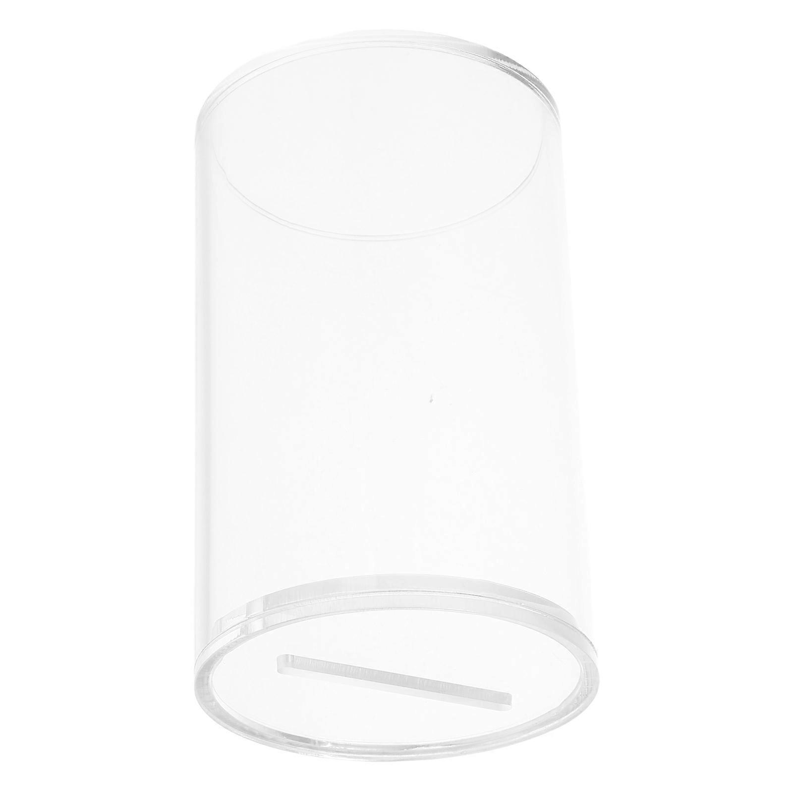 Clear Piggy Bank Acrylic Money Saving Box for Storage Openable Jar