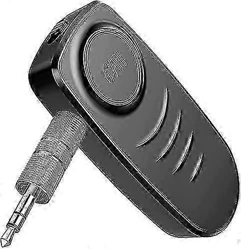 Aux Bluetooth 5.0 Receiver,mini 3.5mm Wireless Car Bluetooth Audio Adapter Built-in Microphone