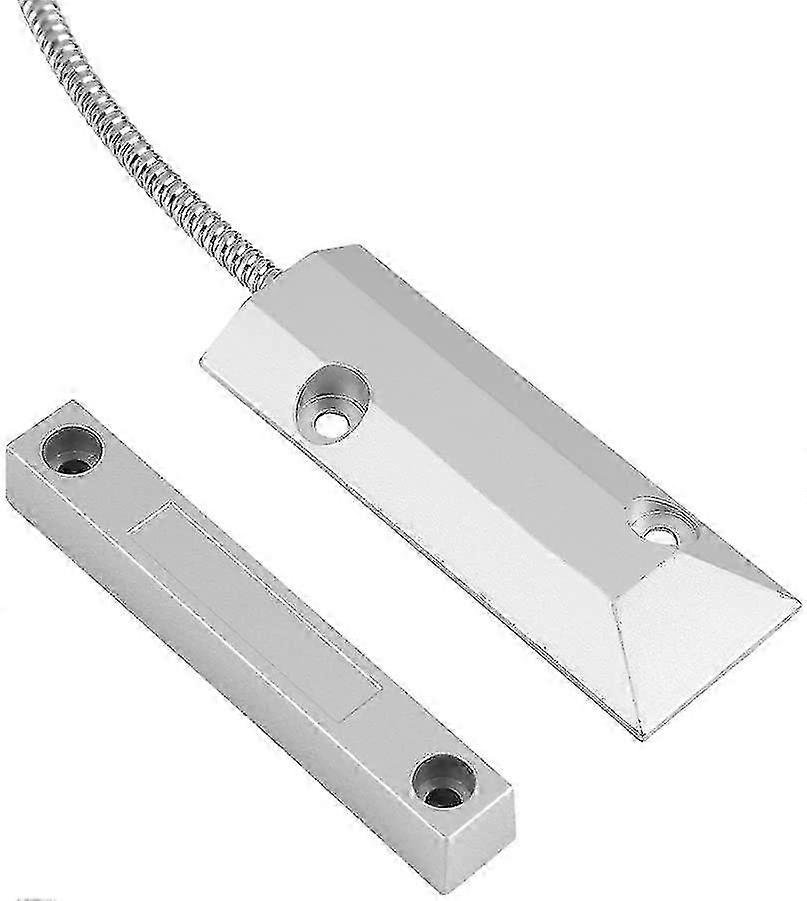 2025 Door/window Magnetic Contact Detector With Wired Sensor For Home/garage Security